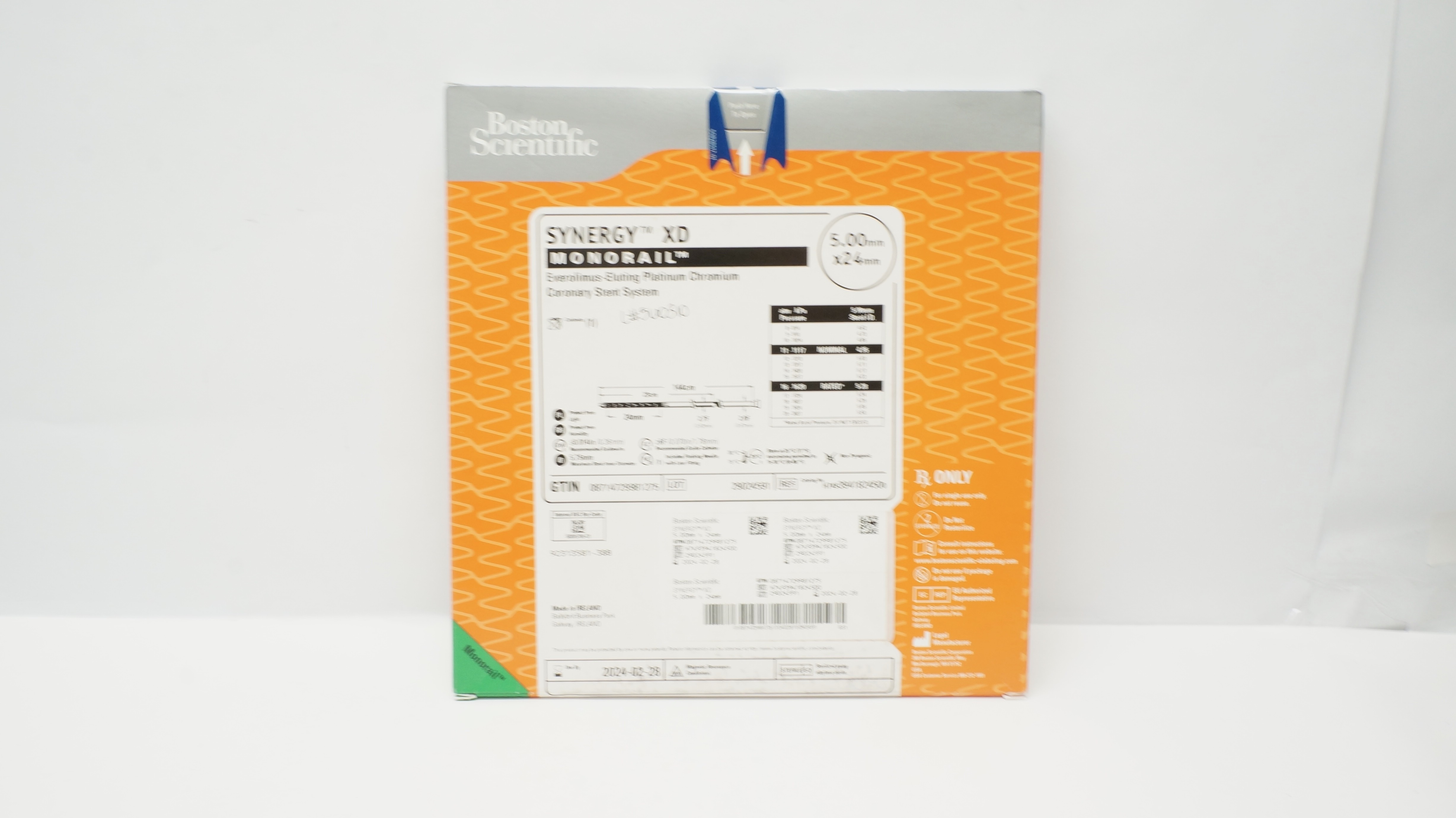 Boston Scientific 394182450 Synergy XD Monorail Stnt System 5.00 x 24mm (x)