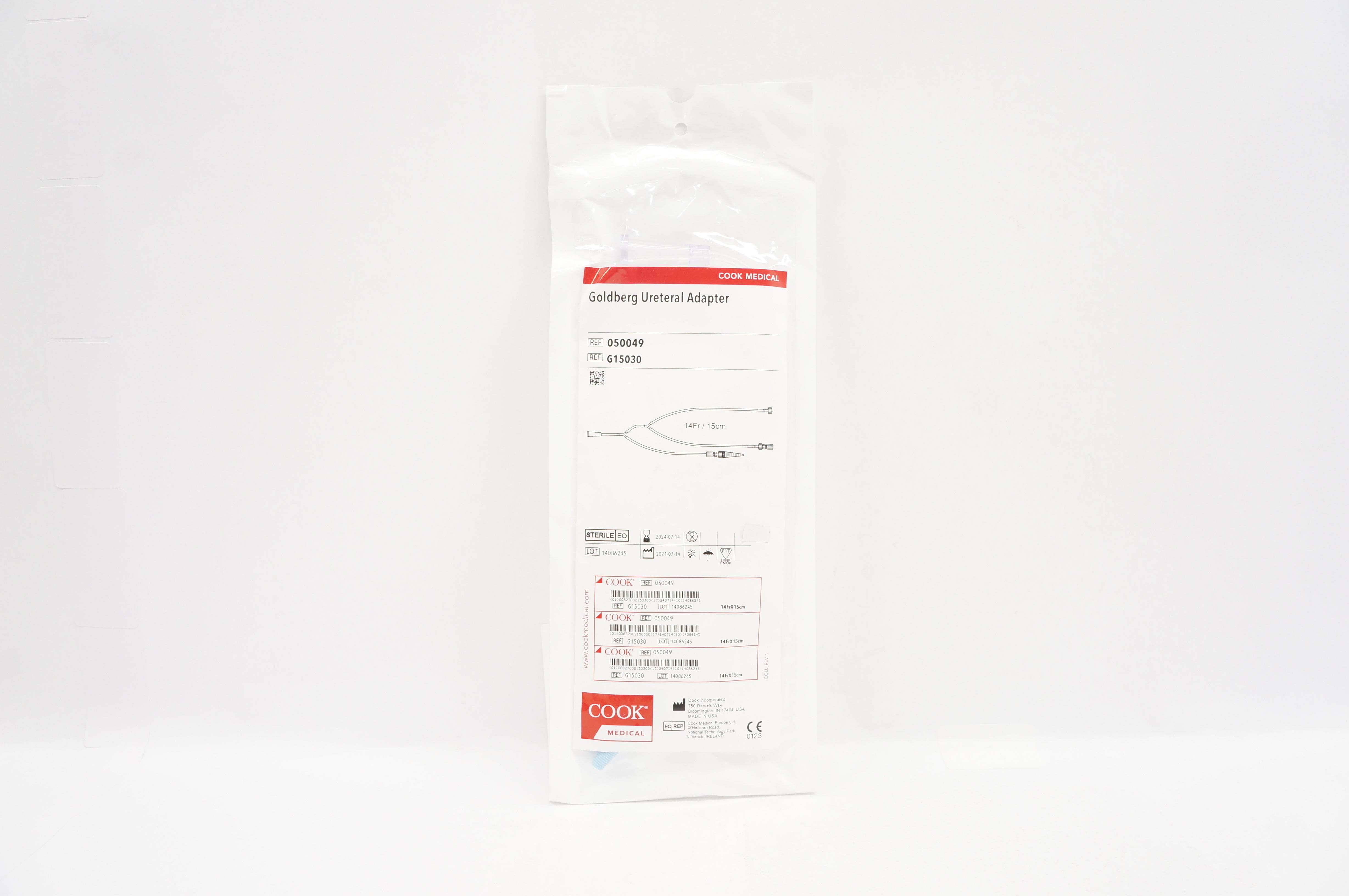 Cook Medical G15030 Goldberg Ureteral Adapter 14Fr / 15cm