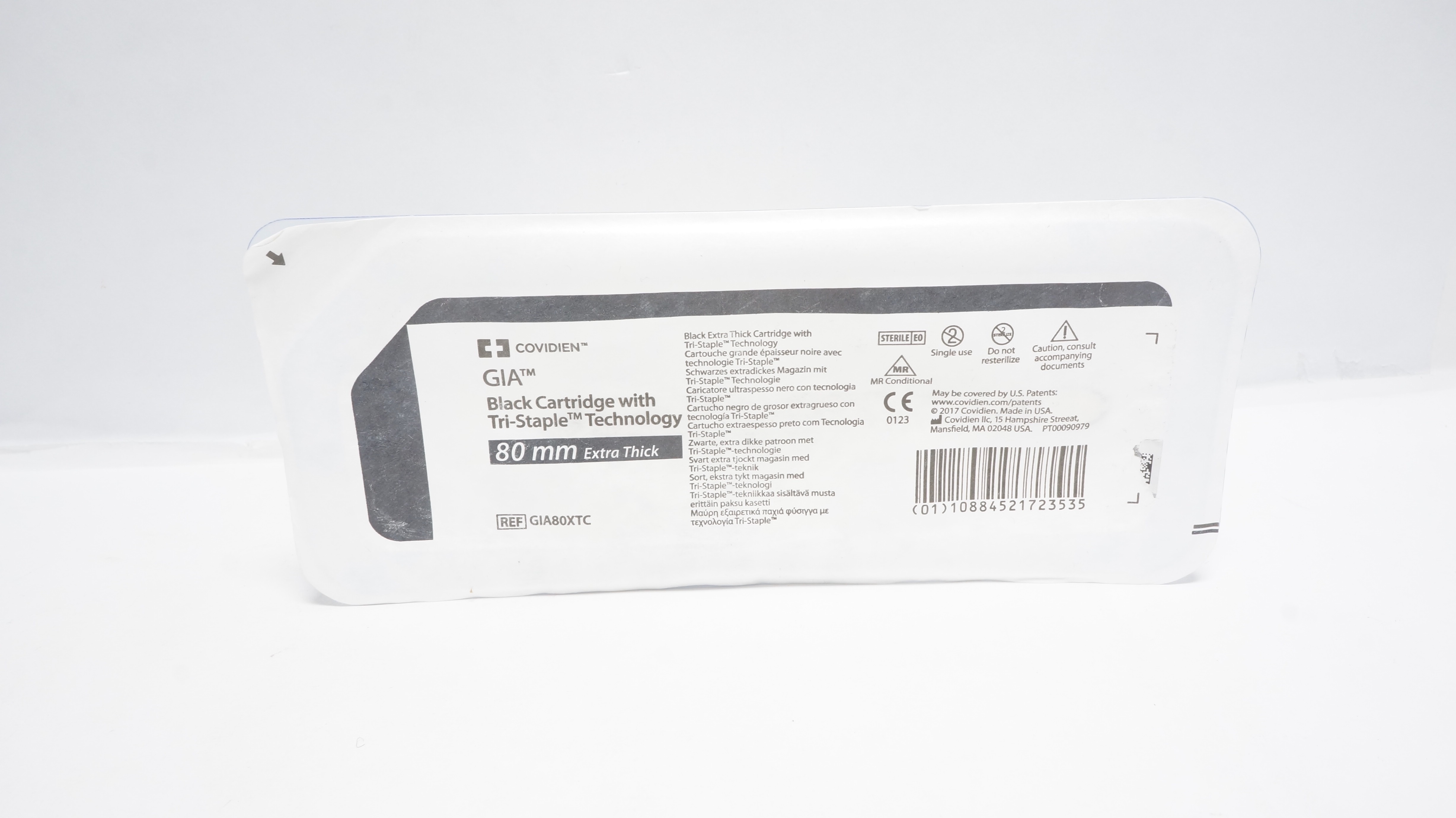 Covidien GIA80XTC GIA Black Cartridge W/Tri-Staple Technology 80mm Extra Thick