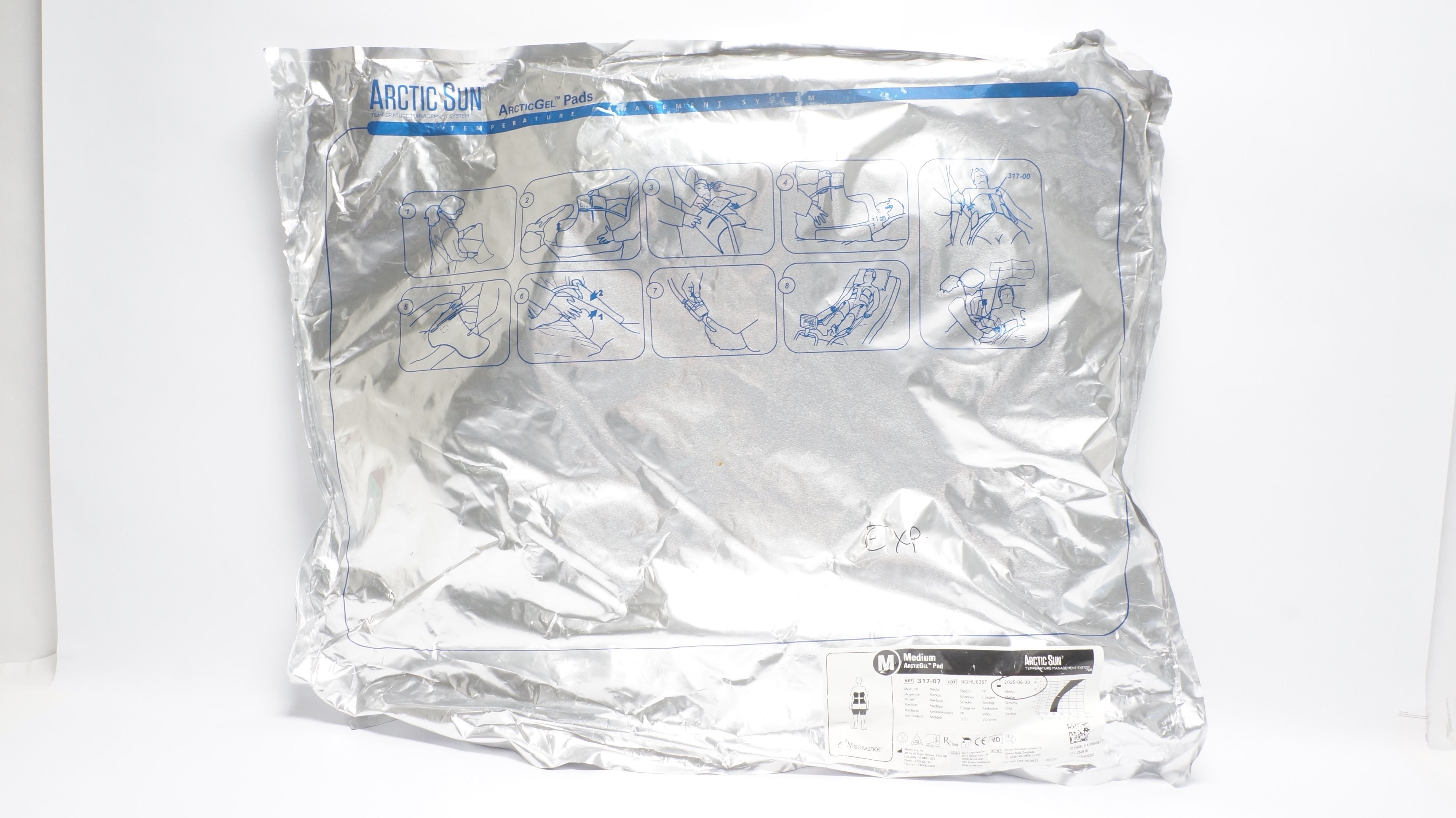 Medivance 317-07 Arctic Sun Pad Medium Kit ArcticGel Pad