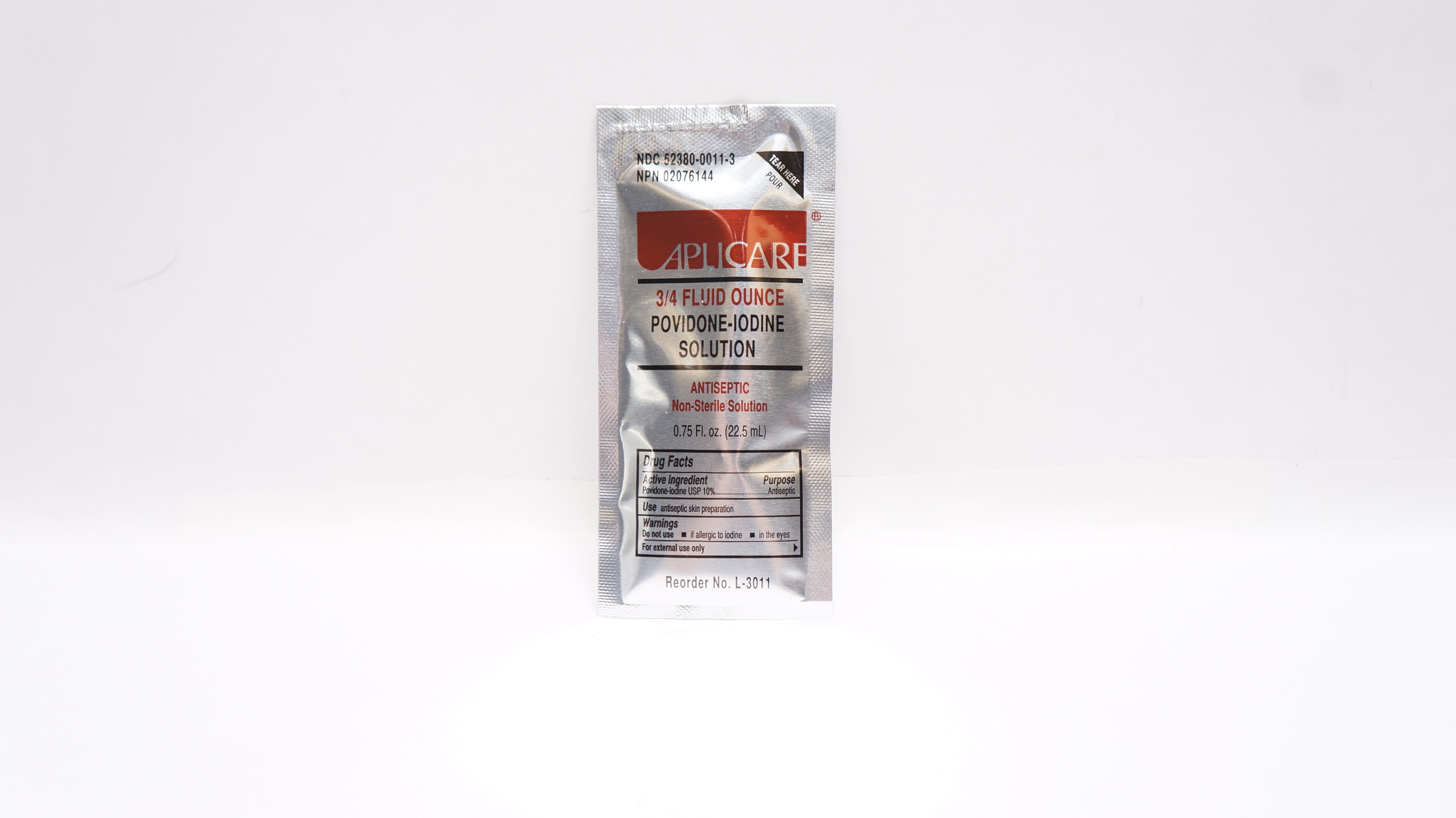 Aplicare L-3011 3/4 Fluid Ounce Povidone-Iodine Solution 22.5ml