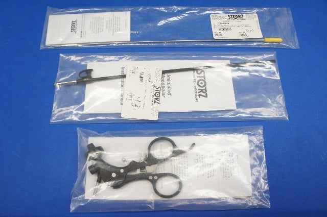 Karl Storz 33226MV Click Line MANHES Dissecting and Grasping Forceps, Size 5 mm