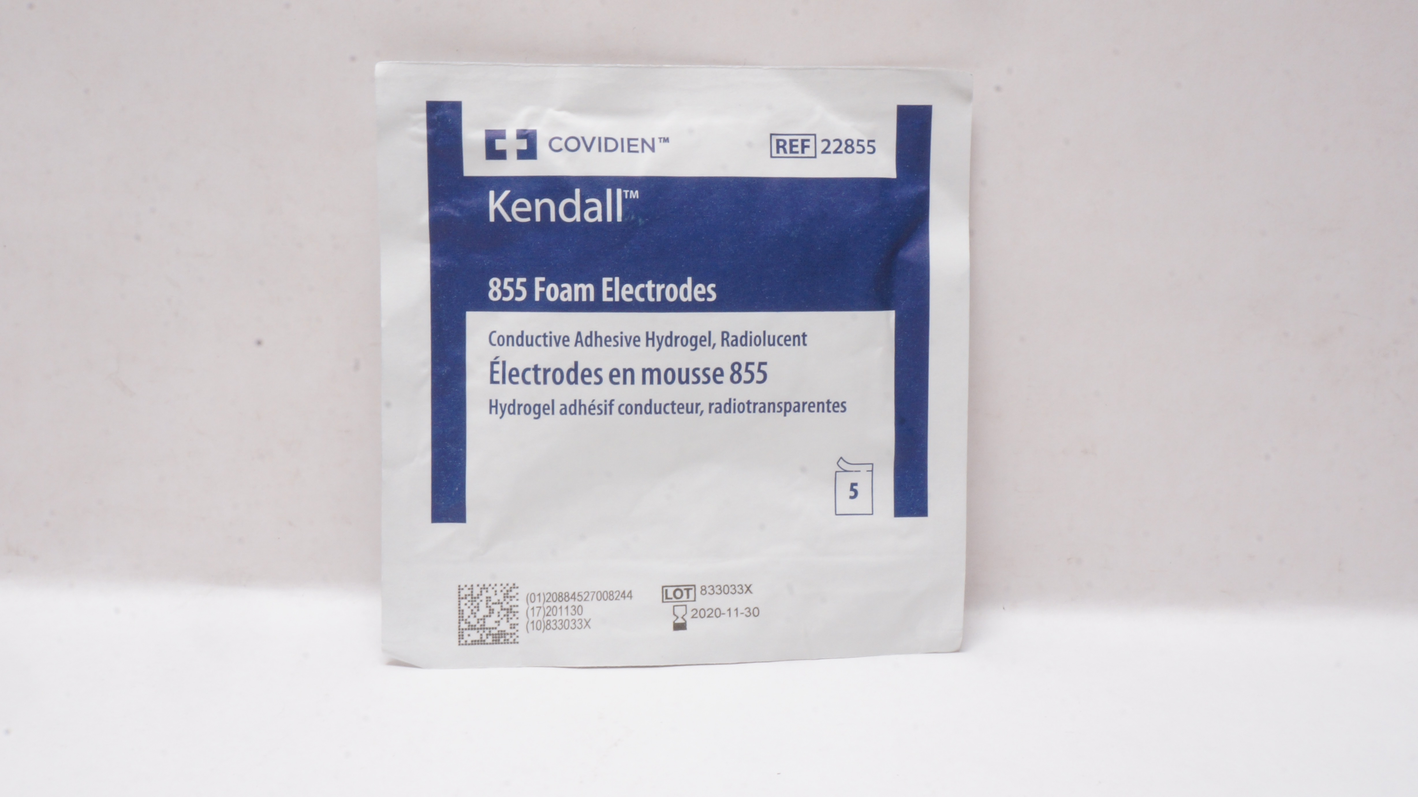 Covidien 22855 Kendall 855 Foam Electrodes - Pack of 5 (x)