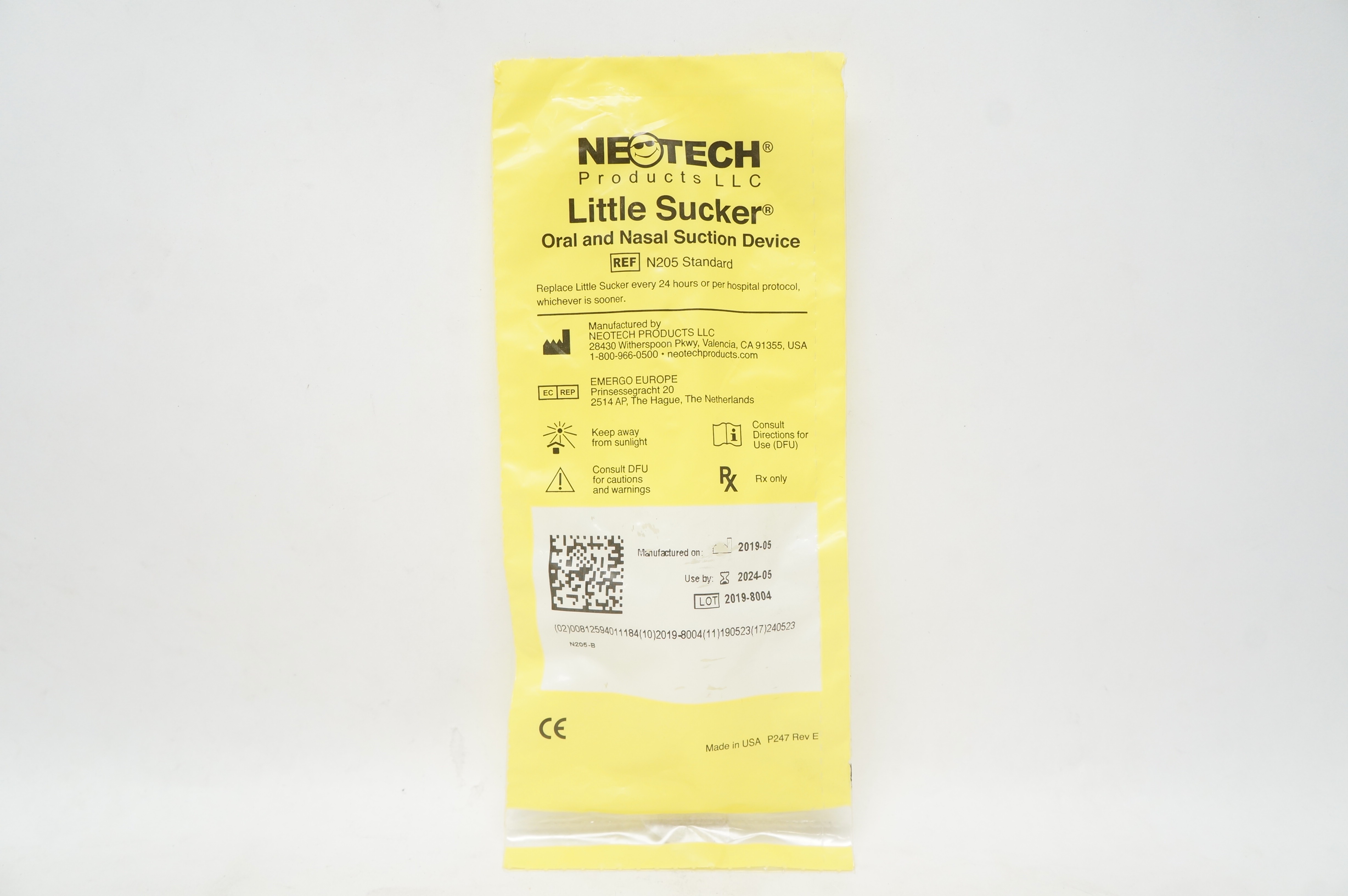 Neotech N205 Standard Little Sucker Oral and Nasal Suction Device