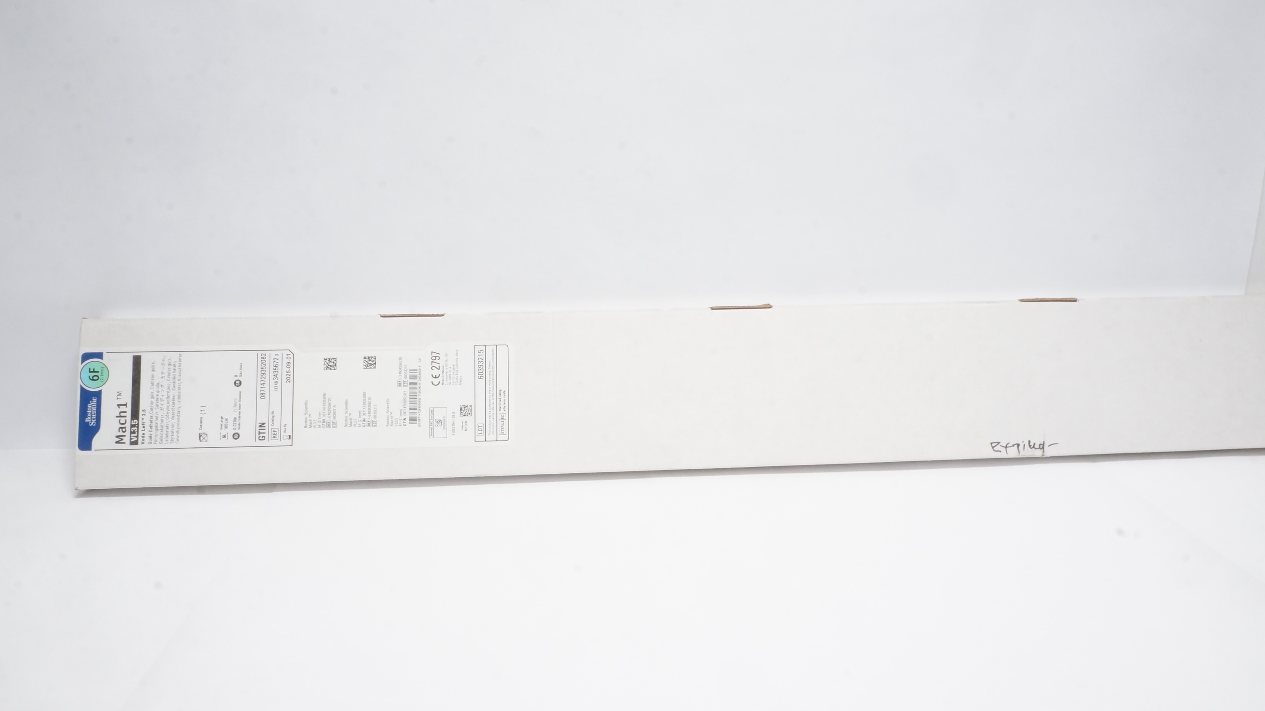 Boston Scientific 3435672 Mach1 VL3.5 Voda Left 3.5 Guide Cath. 6F (x)