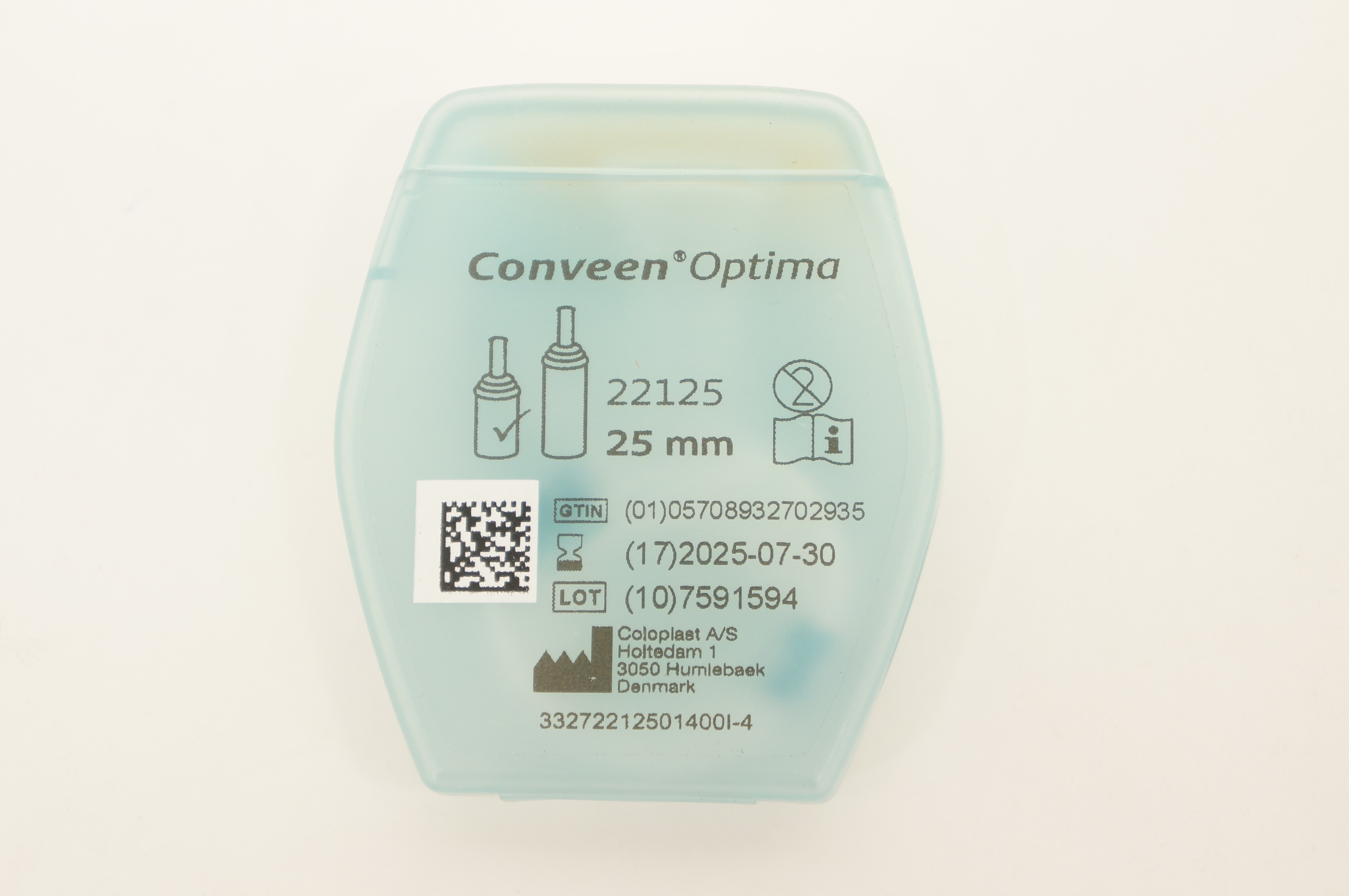 Coloplast 22125 Conveen Optima Male External Cath. 25 mm