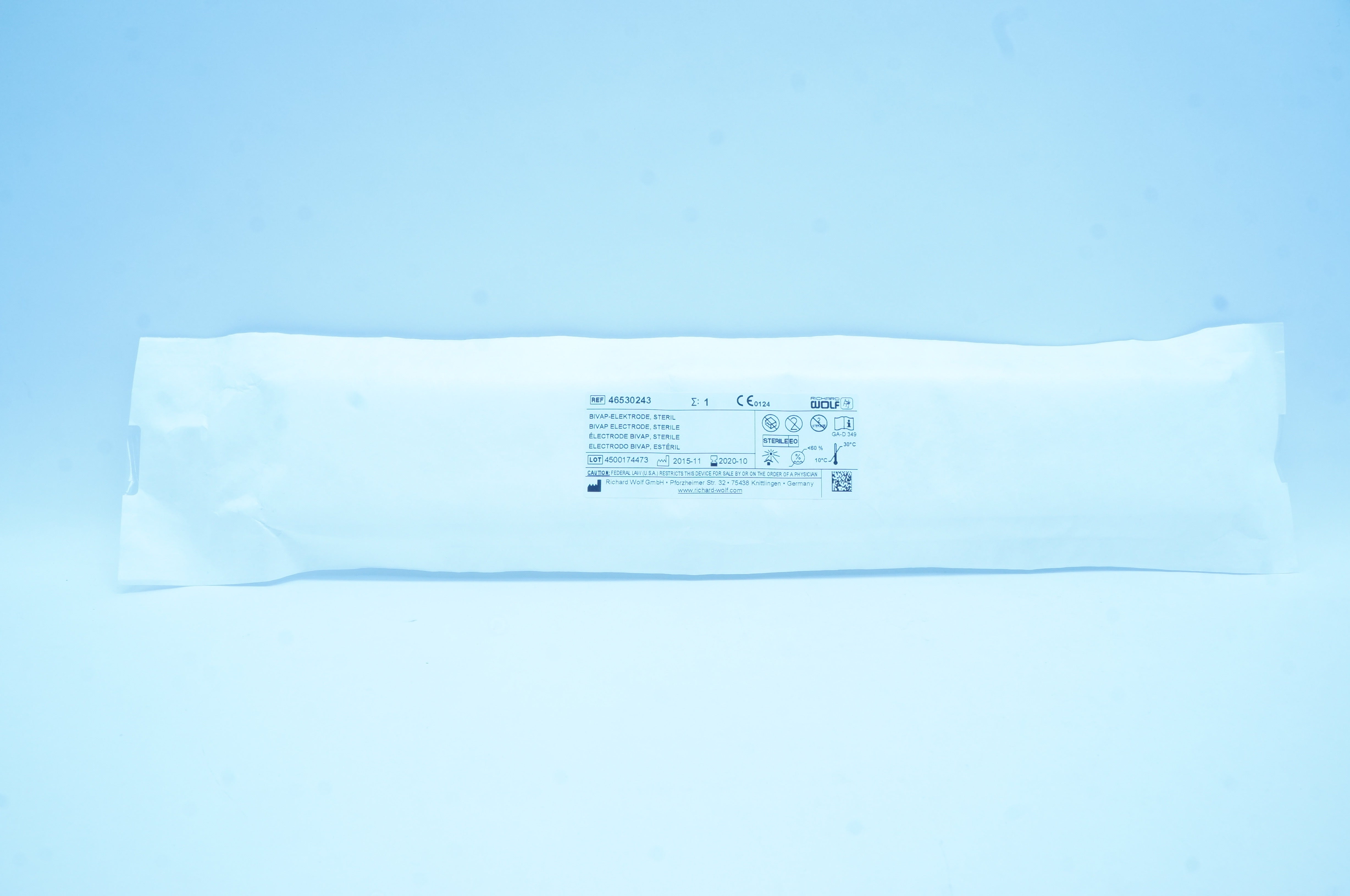 Richard Wolf 46530243 Bivap Electrode, Sterile (x)