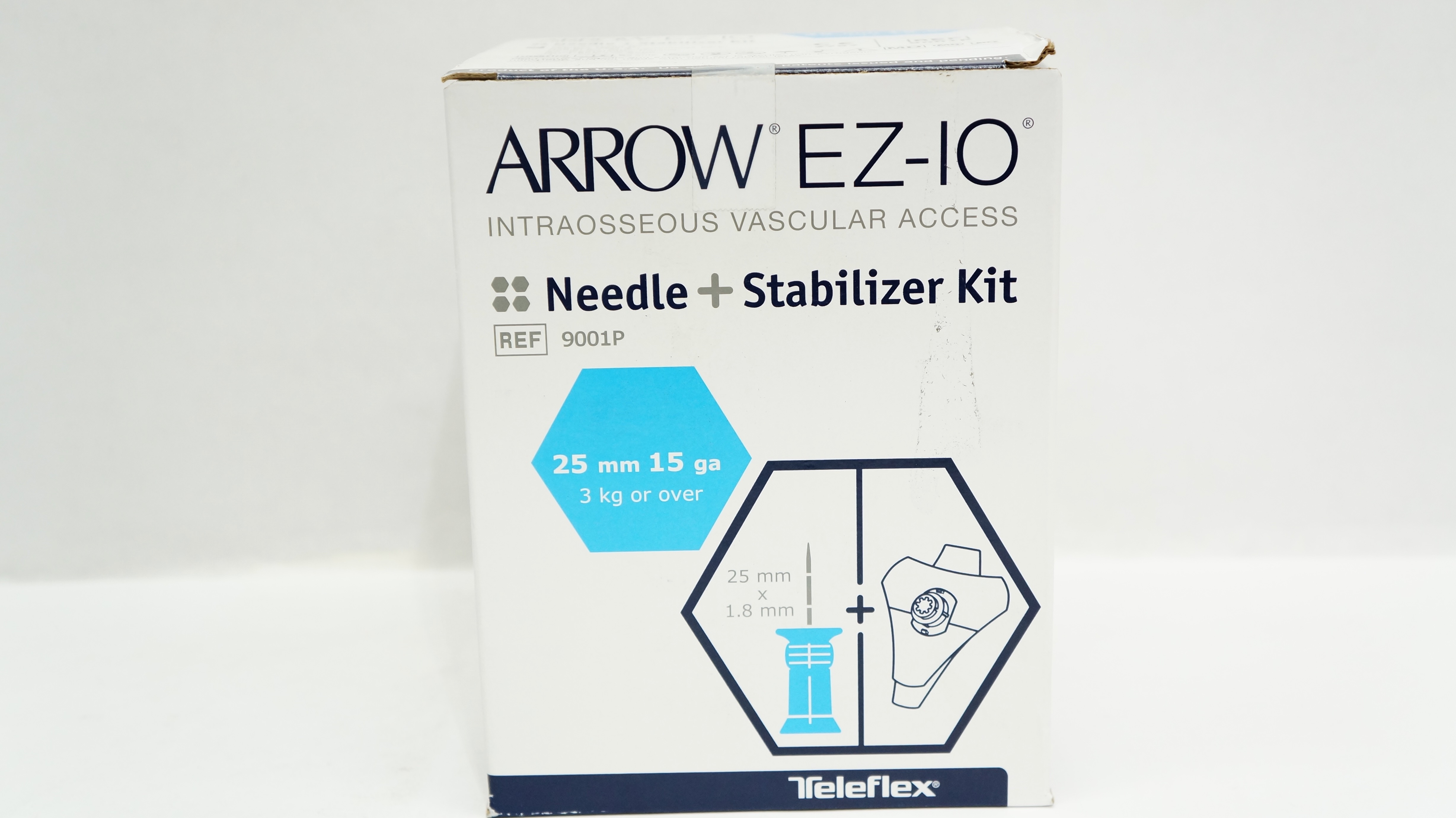 Teleflex 9001P Arrow EZ-IO Ndle + Stabilizer Kit 25 mm x 15Ga