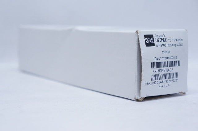 Physio Control 11240-000016 LIFEPAK Monitor/Defibrillator; ECG Printer Paper - Box of 2 Rolls