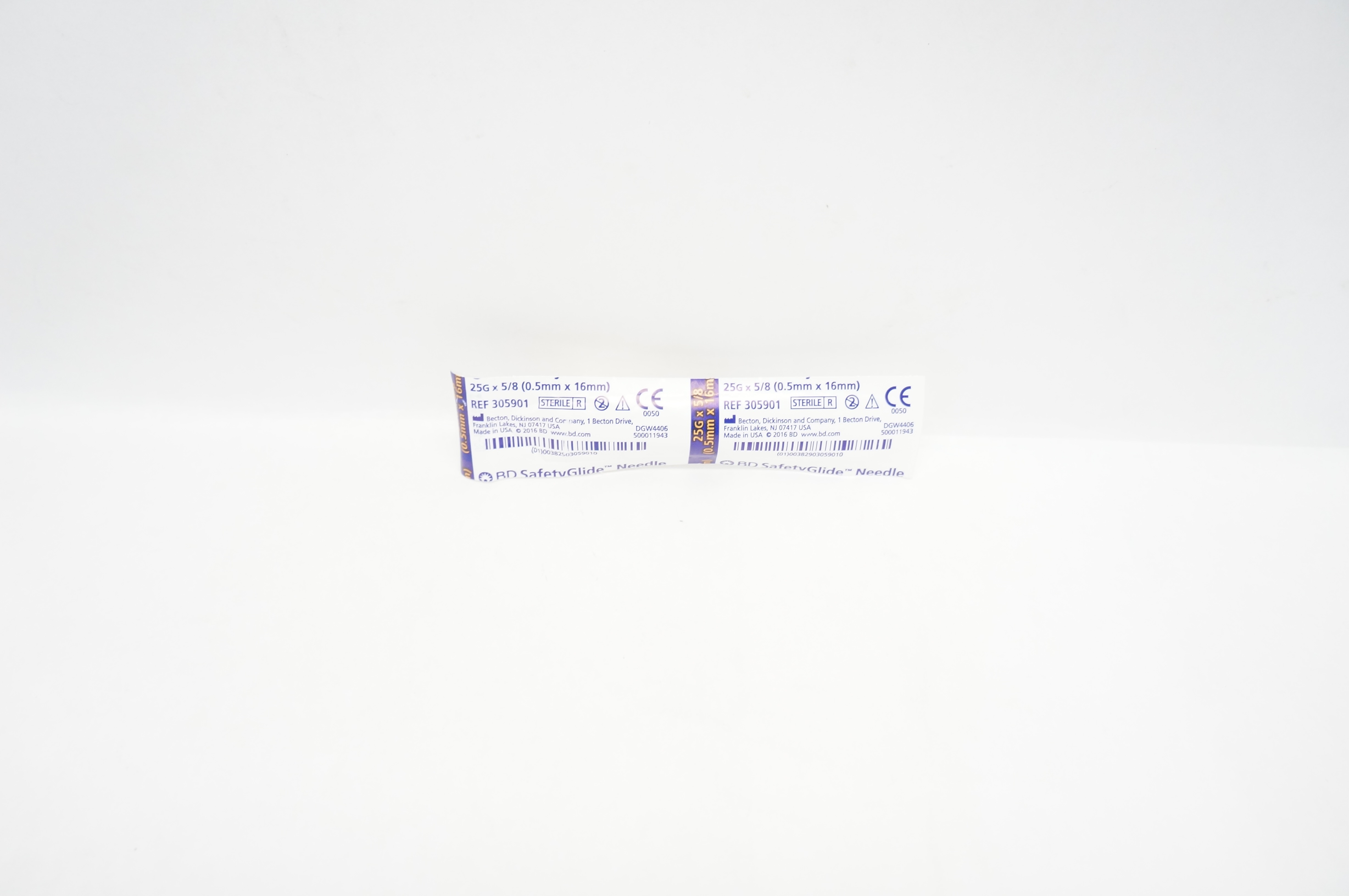 BD 305901 SafetyGlide Ndle 25G x 5/8 inch (x)