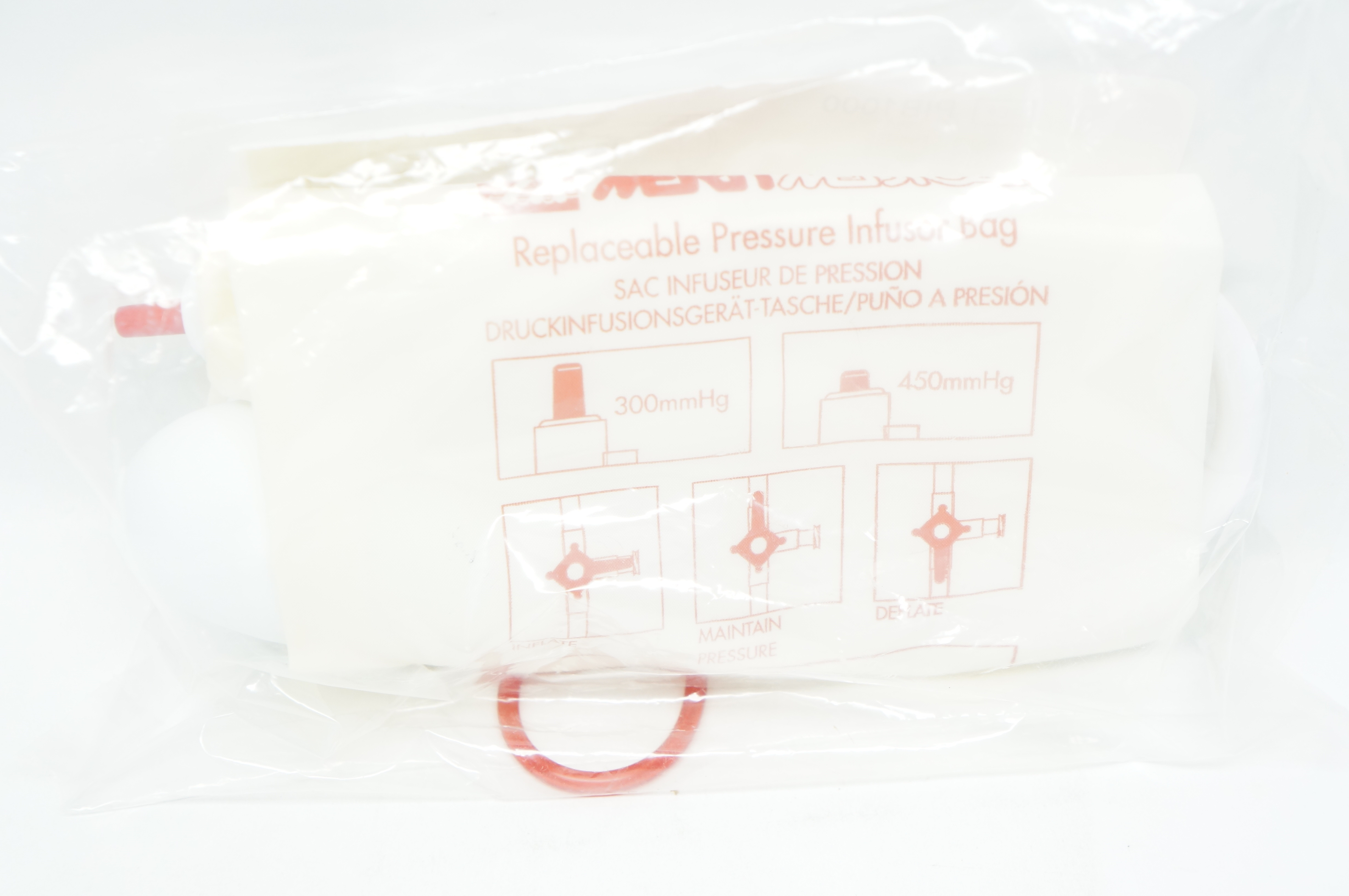 Merit Medical PIB1000 1000mL Pressure Infusion Bag Dual Setting Pressure (x)