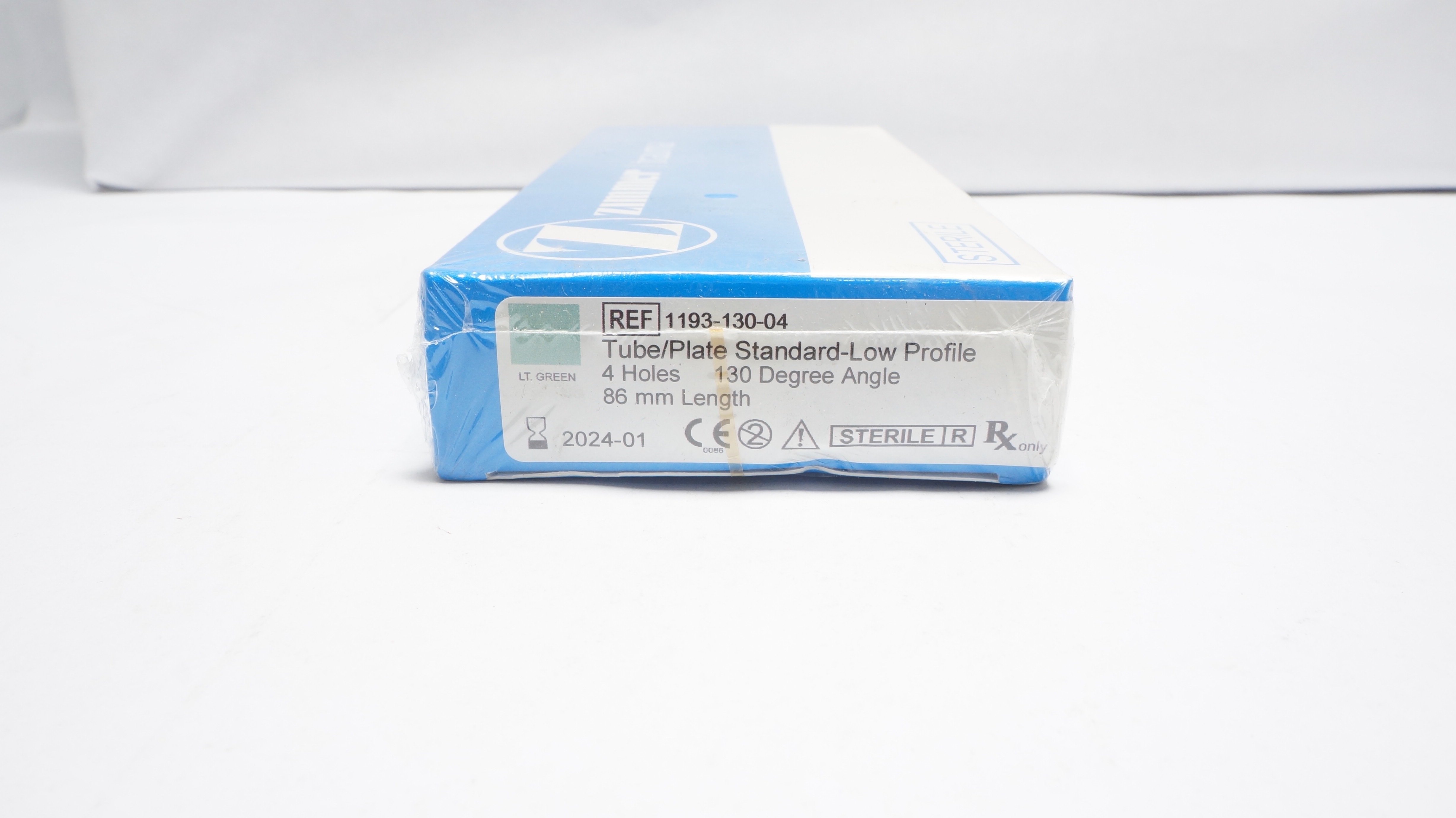 Zimmer 1193-130-04 Tube/Plate Standard-Low Profile 4 Holes 130Degree Angle 86mm(x)