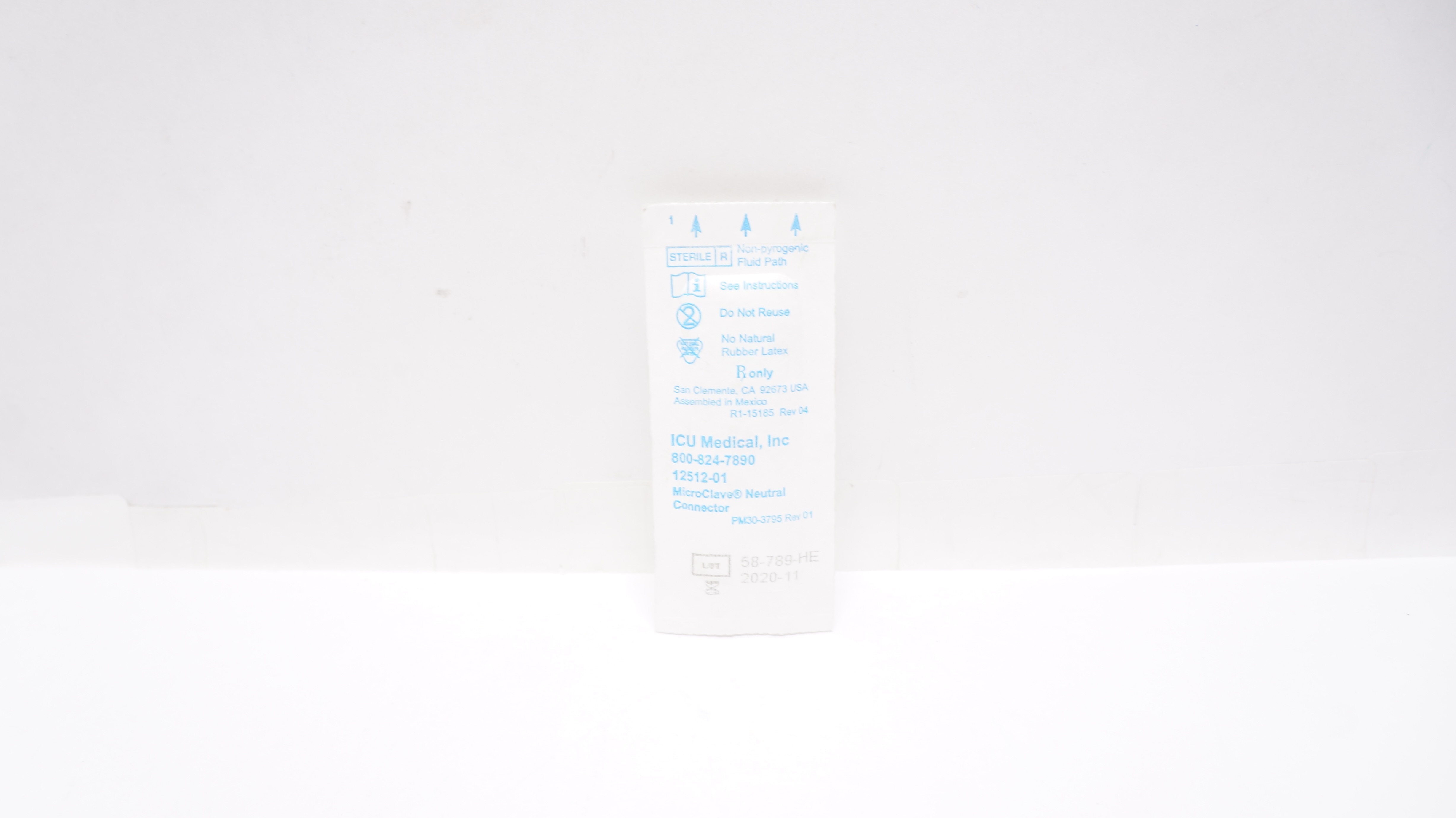 ICU Medical 12512-01 MicroClave Neutral Connector (x)