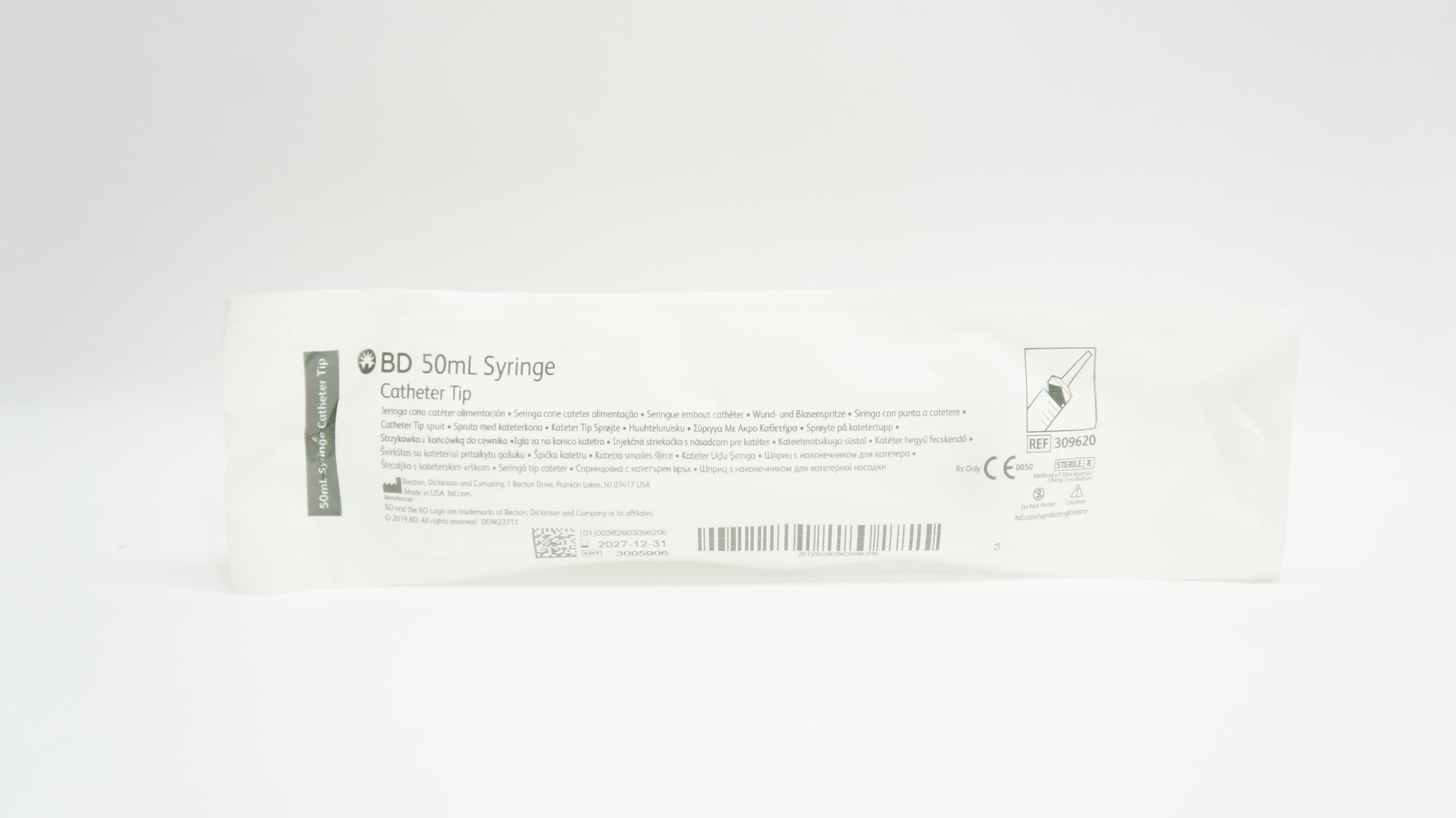 BD 309620 60ml Syringe Cath. Tip