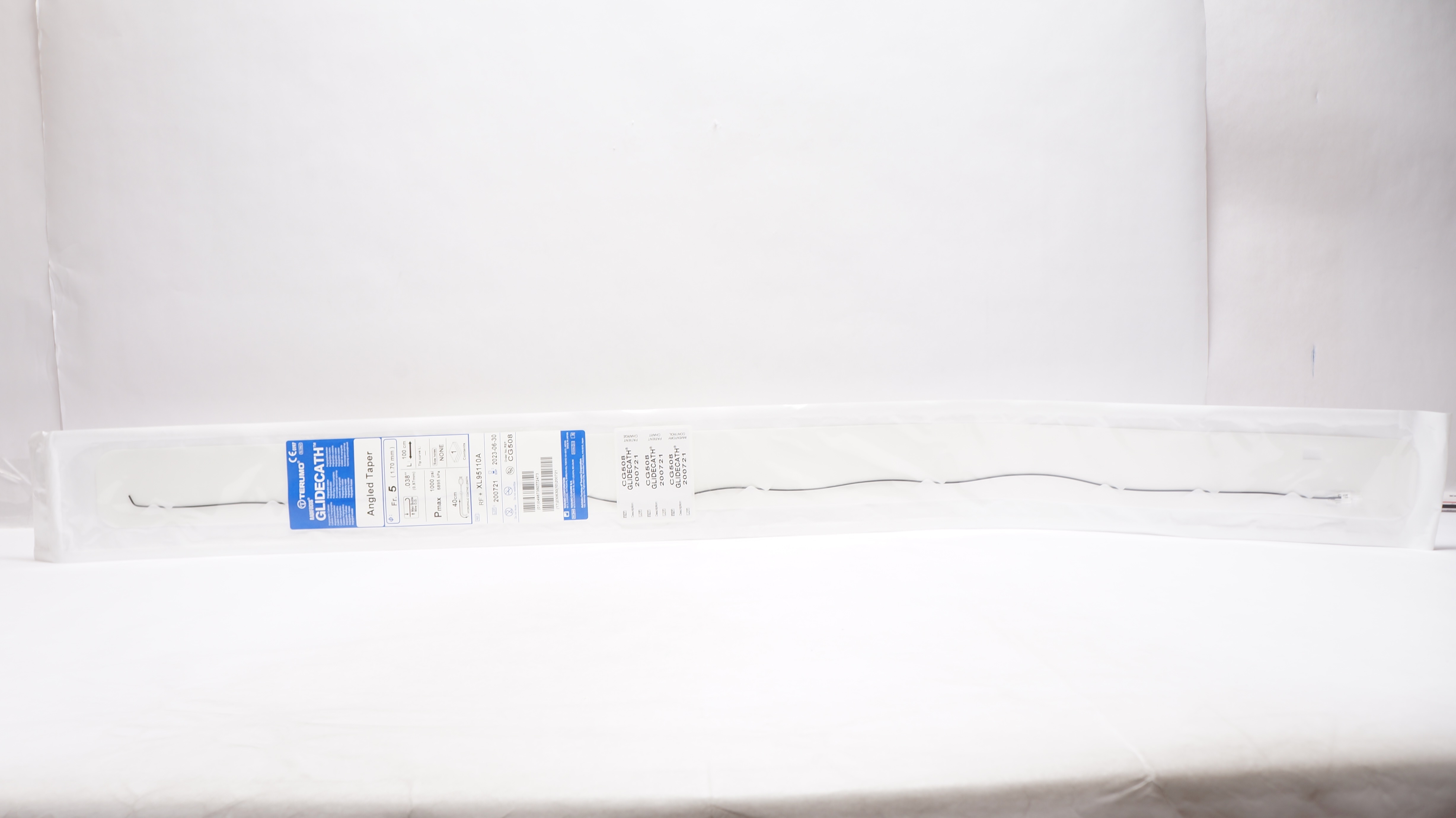 Terumo XL95110A Radifocus Glidecath Angiograthic Cath. 5Fr x .038inch x 40cm (x)