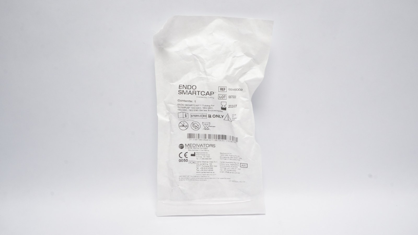 Medivators 100145CO2 ENDO SMARTCAP Endoscopy Tubing