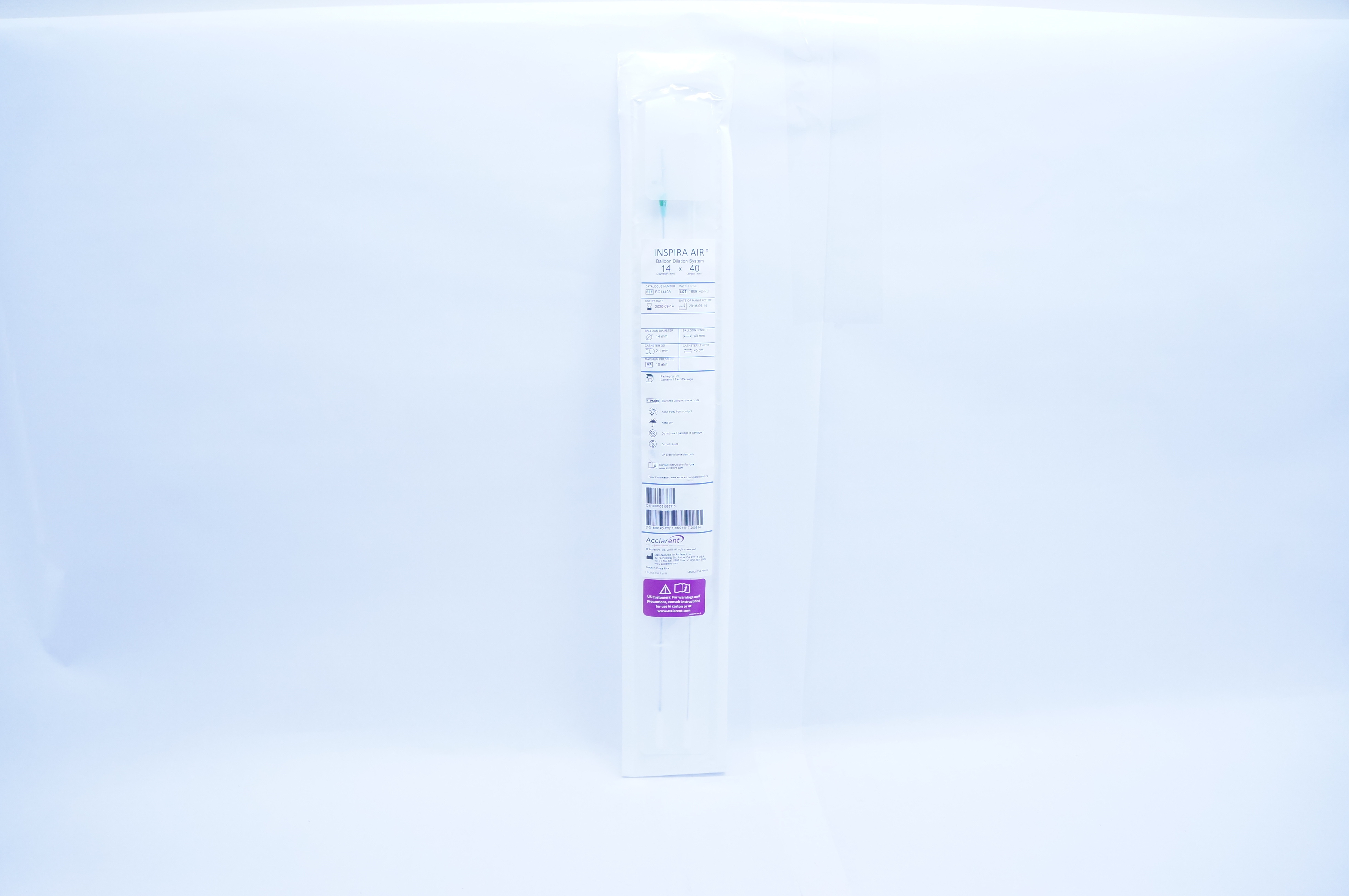 Acclarent BC1440A Inspira Air Balloon Dilation System 14 x 40mm (x)