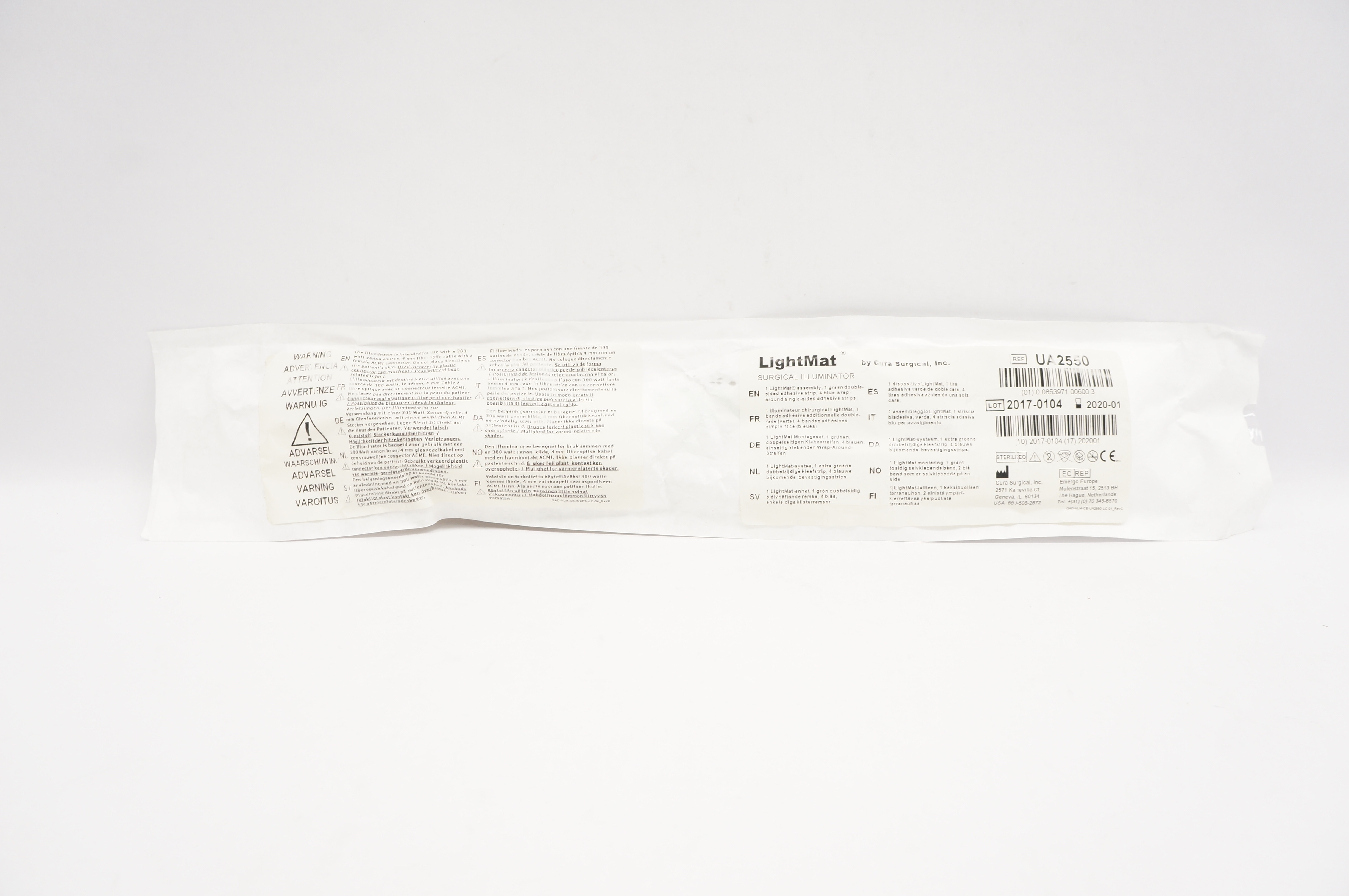 Cura Surgical UA2550 LightMat Surgical Illuminator (x)