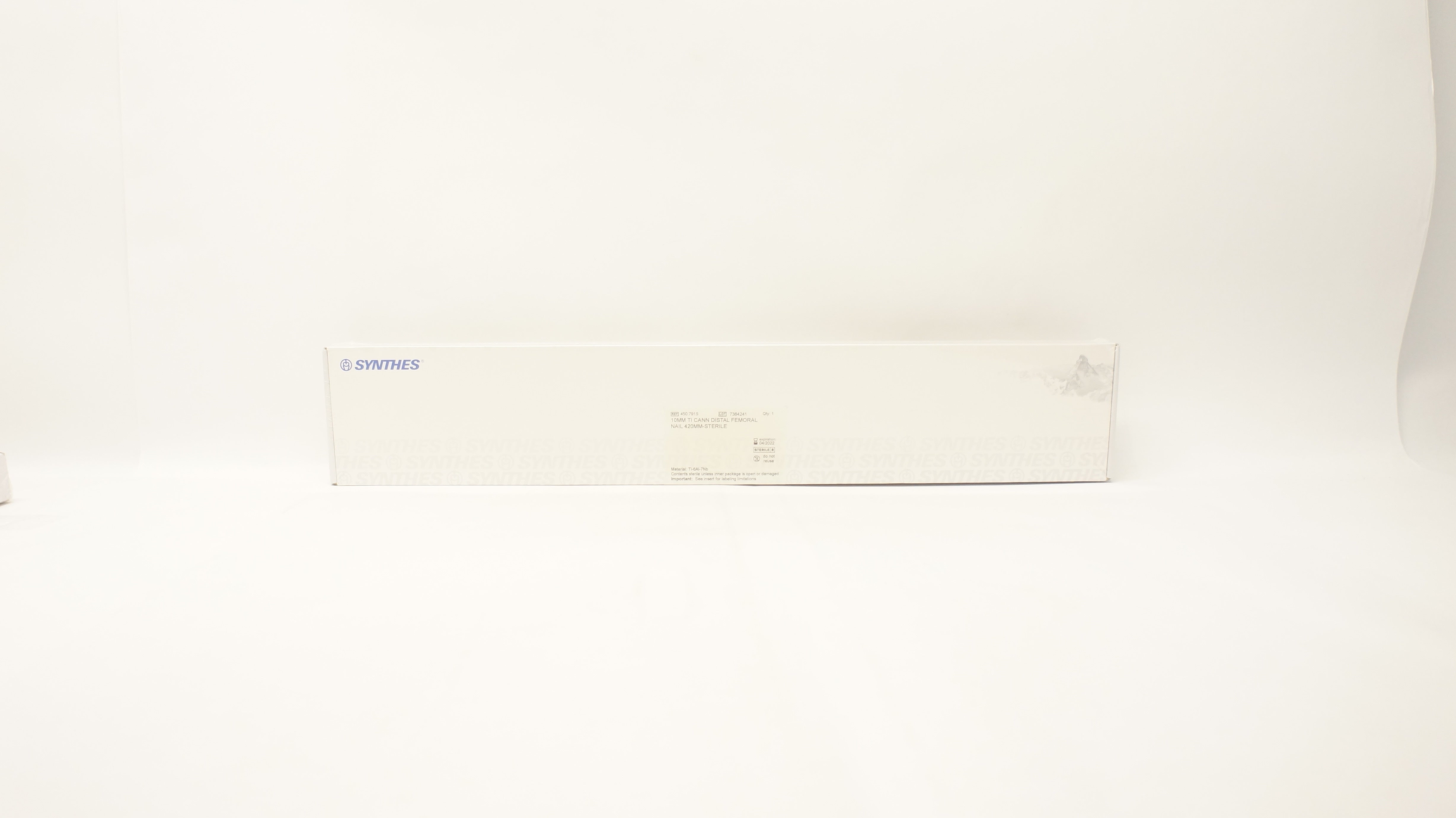 Synthes 450.791S 10mm Ti Cann Distal Femoral Nail 420mm