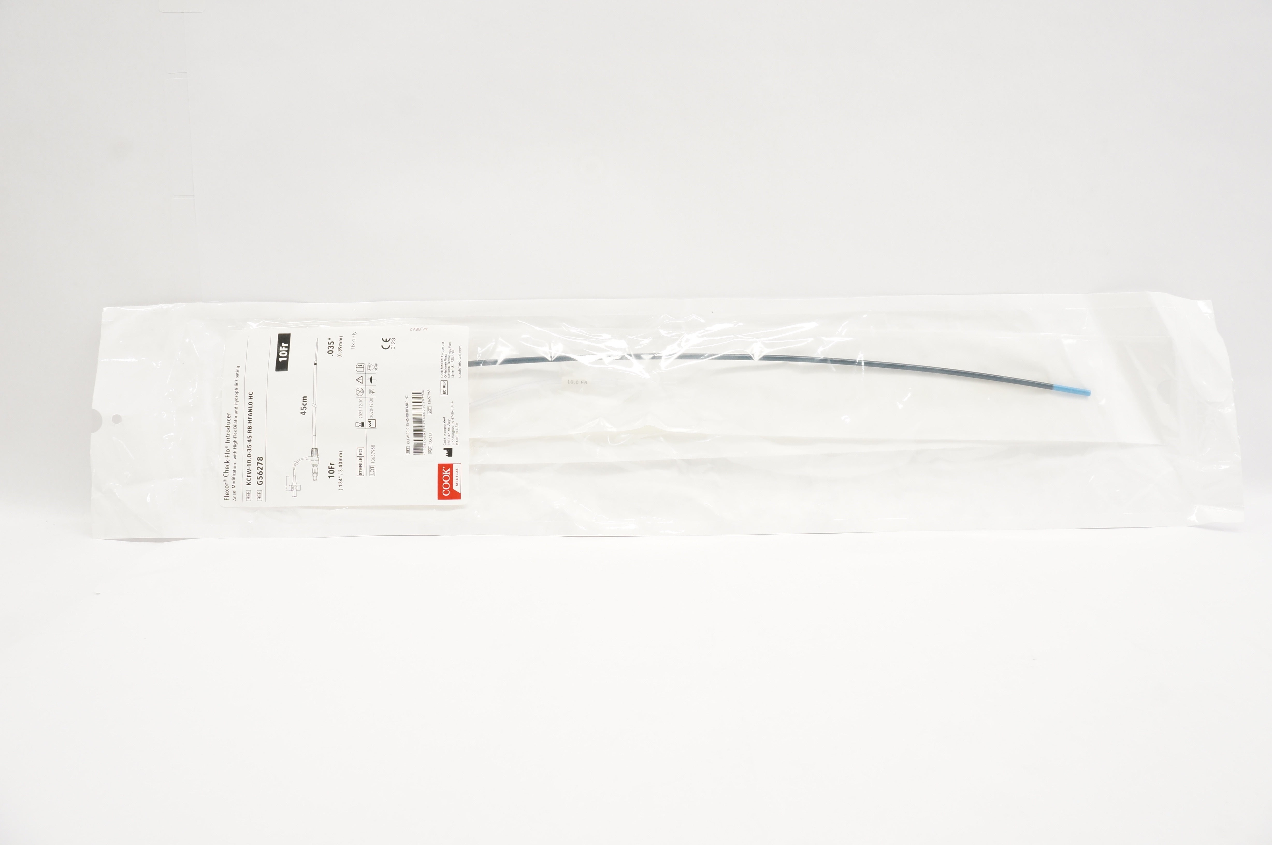 Cook Medical G56278 Flexor Check-Flo Introducer 10Fr