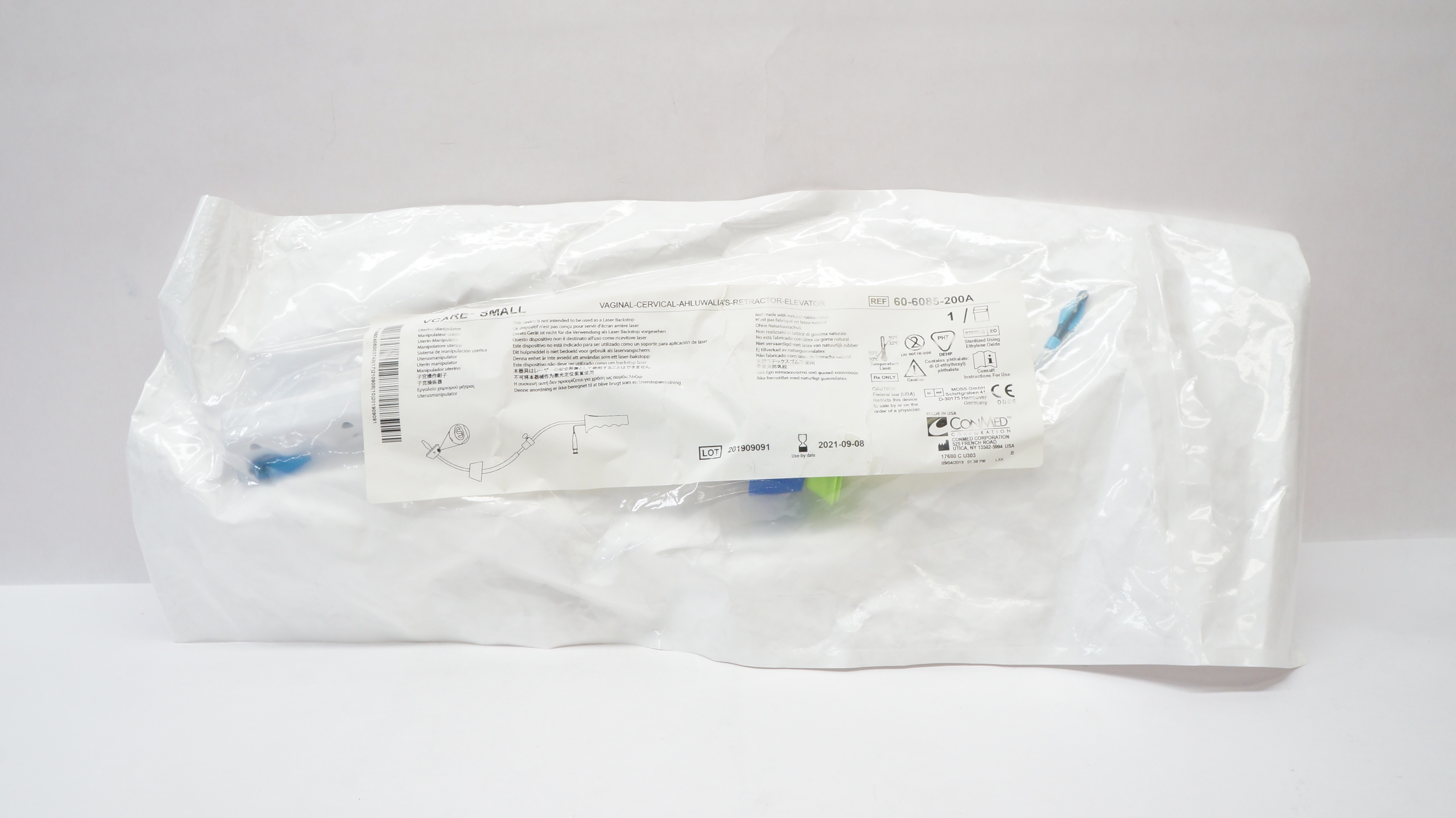 ConMed 60-6085-200A Vcare Small Uterine Manipulator (x)