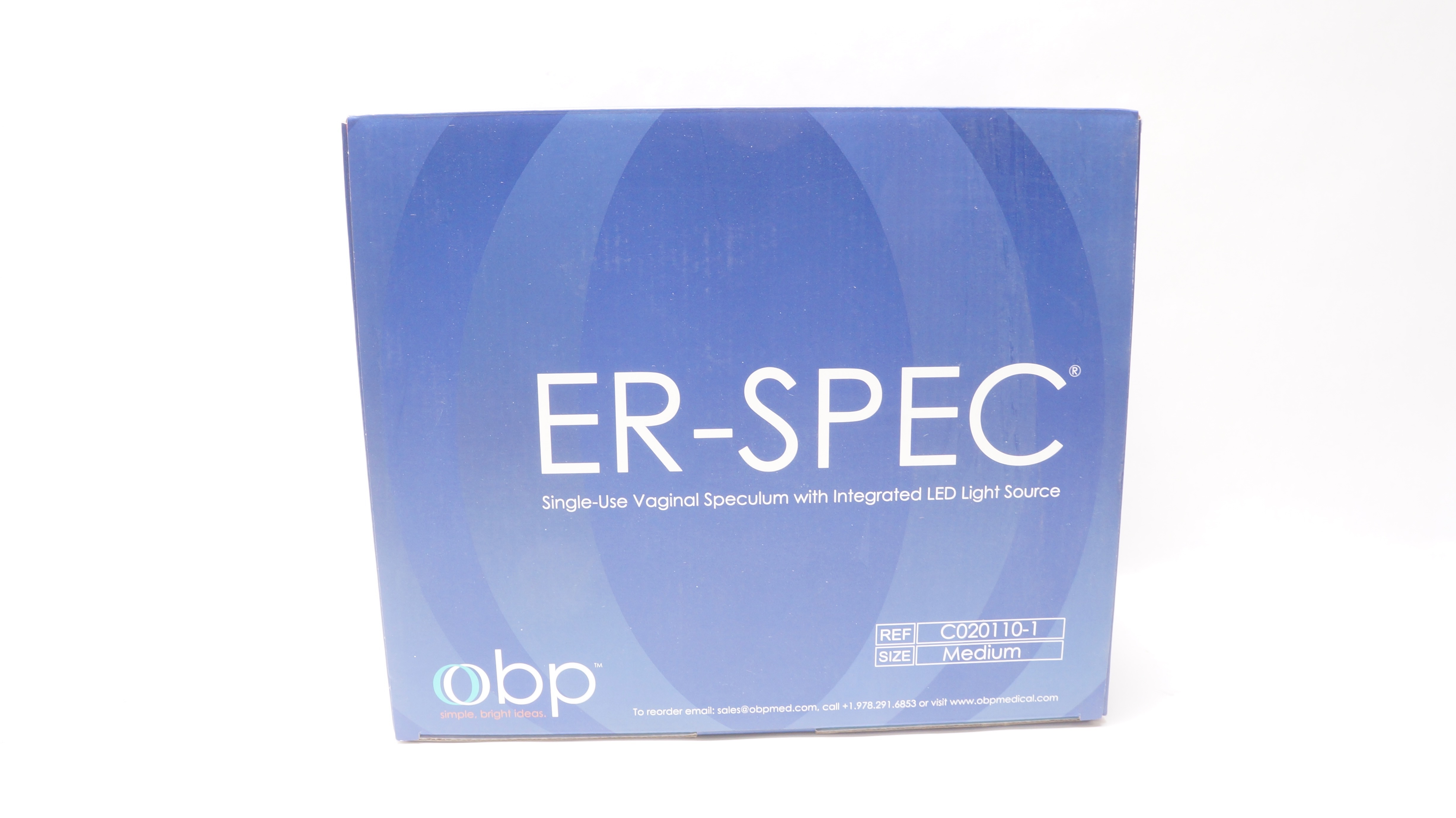 OBP Medical C020110-1 Single-Use Vaginal Speculum, Medium (x) - Box of 18