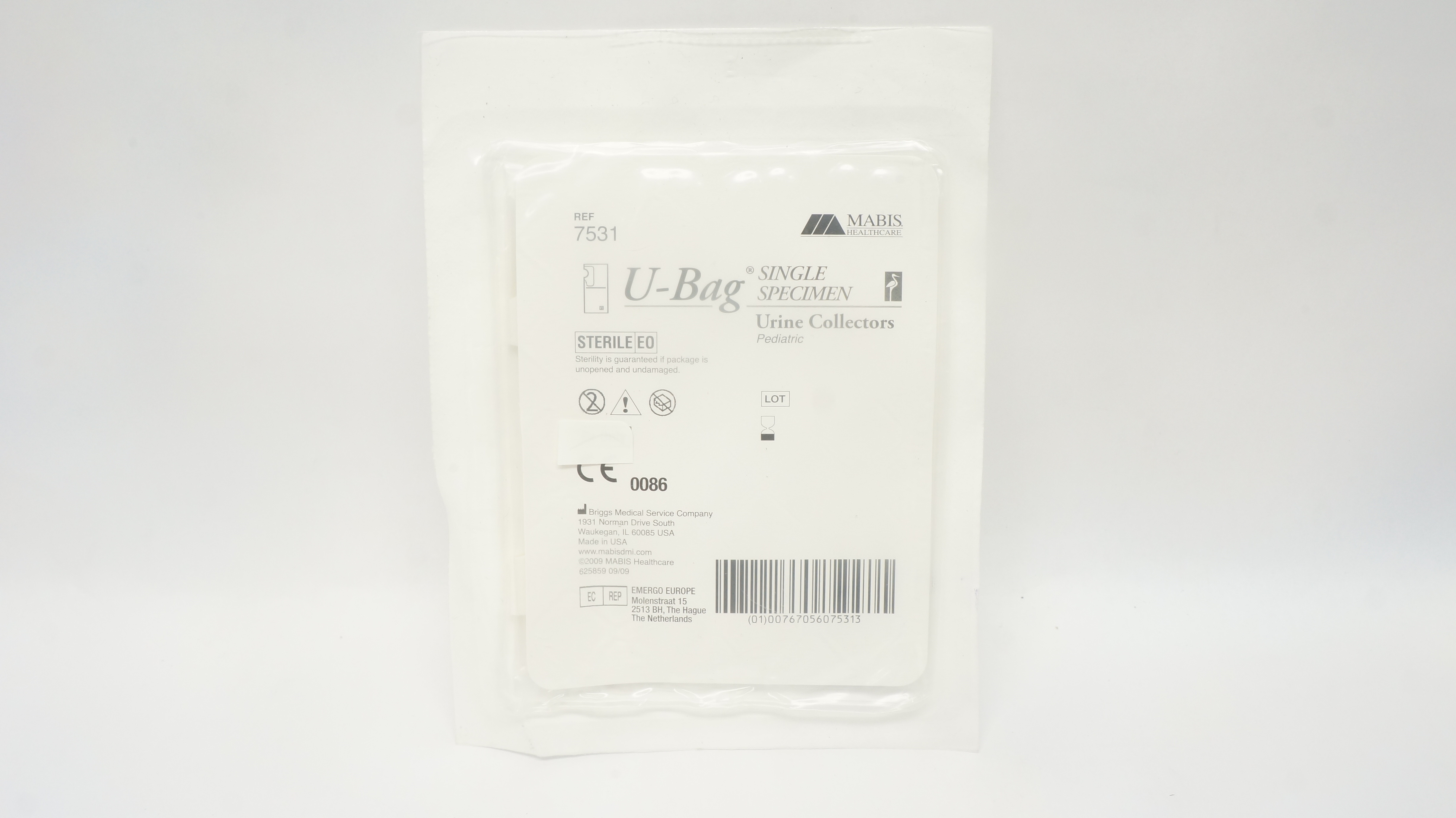 Mabis 7531 U-Bag Urine Specimen Collectors (x)