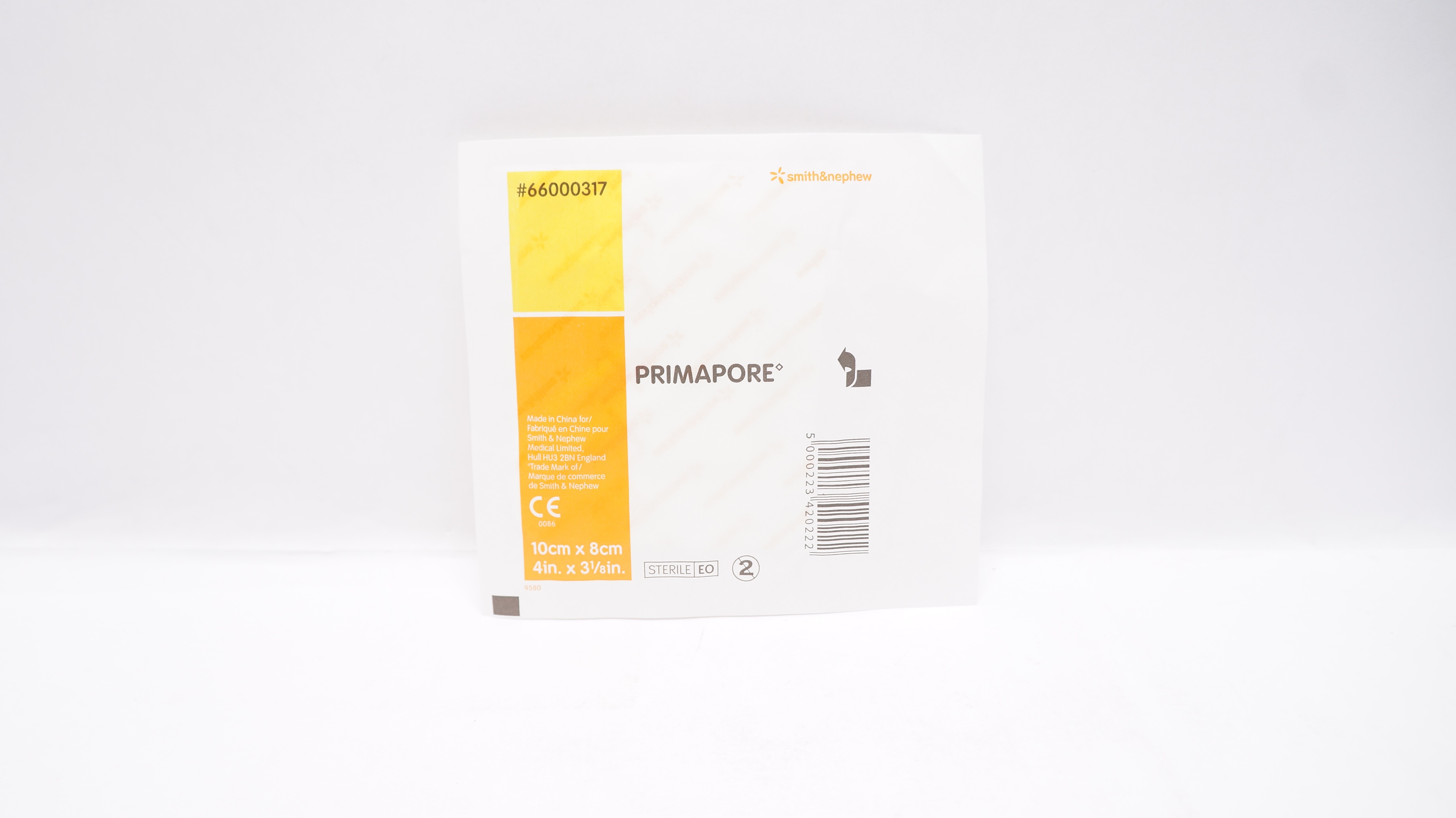 Smith&Nephew 66000317 Primapore Adhesive Dressing 4inch x 3-1/8inch