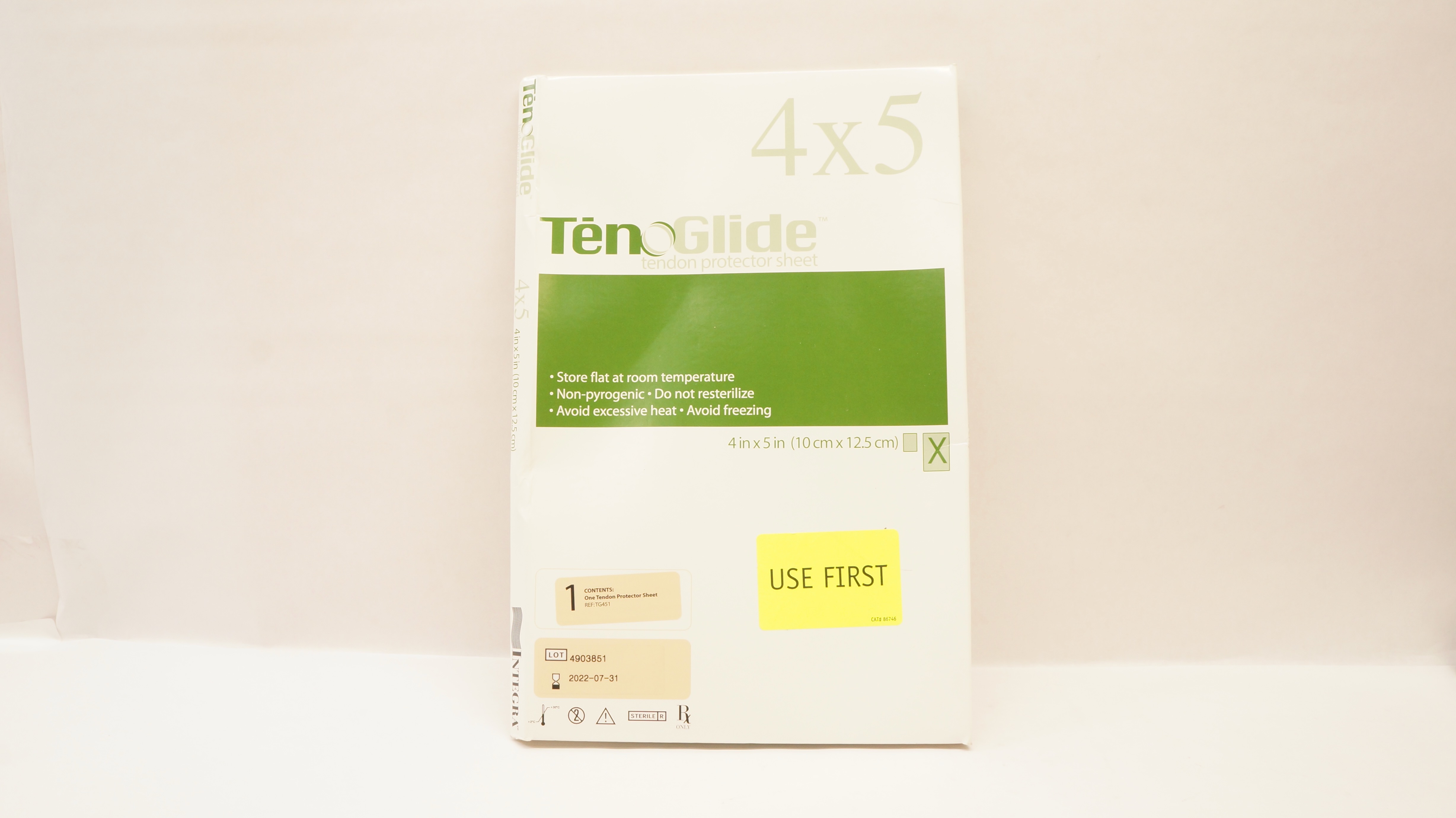 Integra TG451 TenoGlide Tendon Protector Sheet 4inch x 5inch (x)