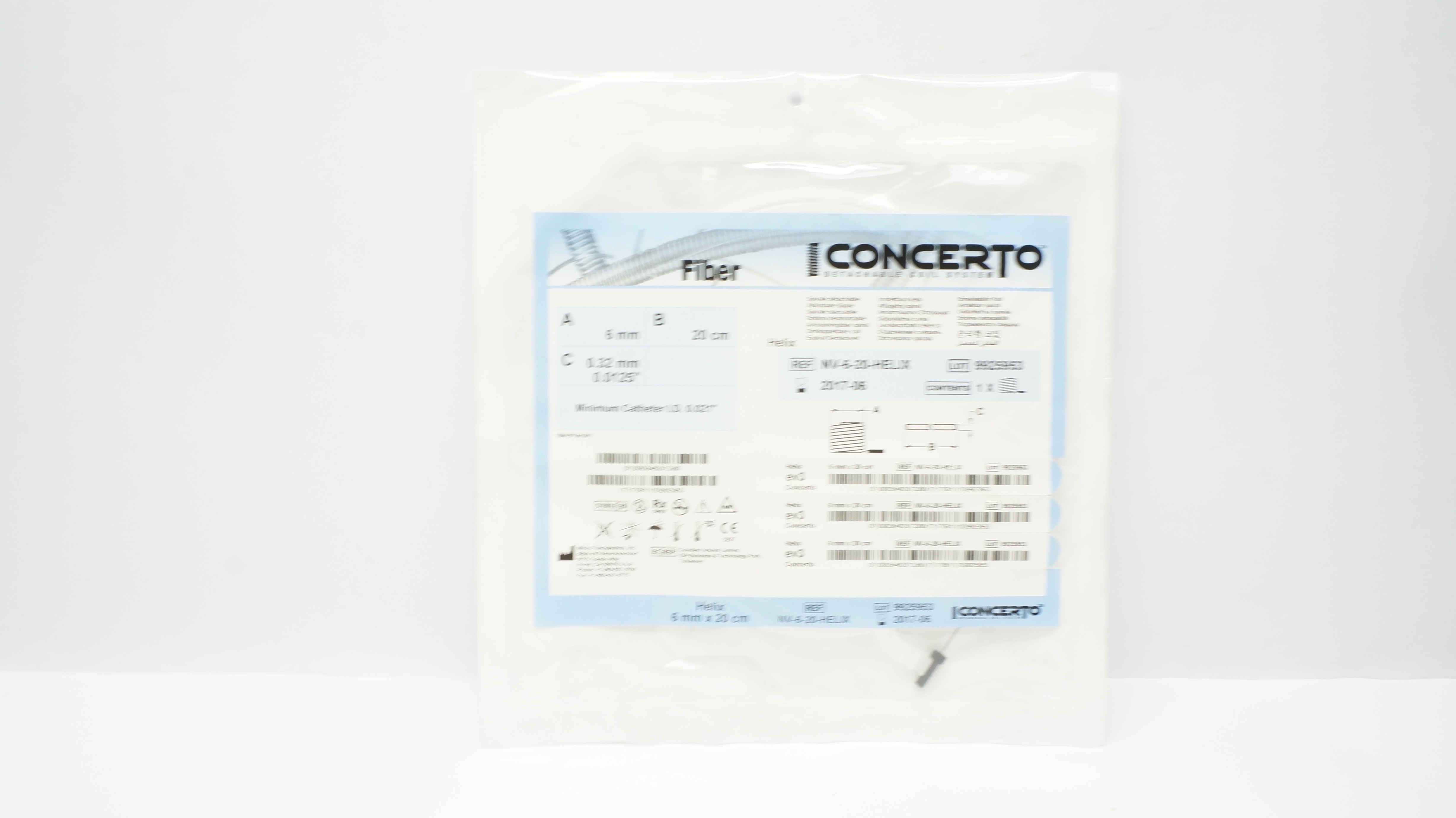 Micro Therapeutics NV-6-20-HELIX Concerto Detachable Coil System Fiber (x)