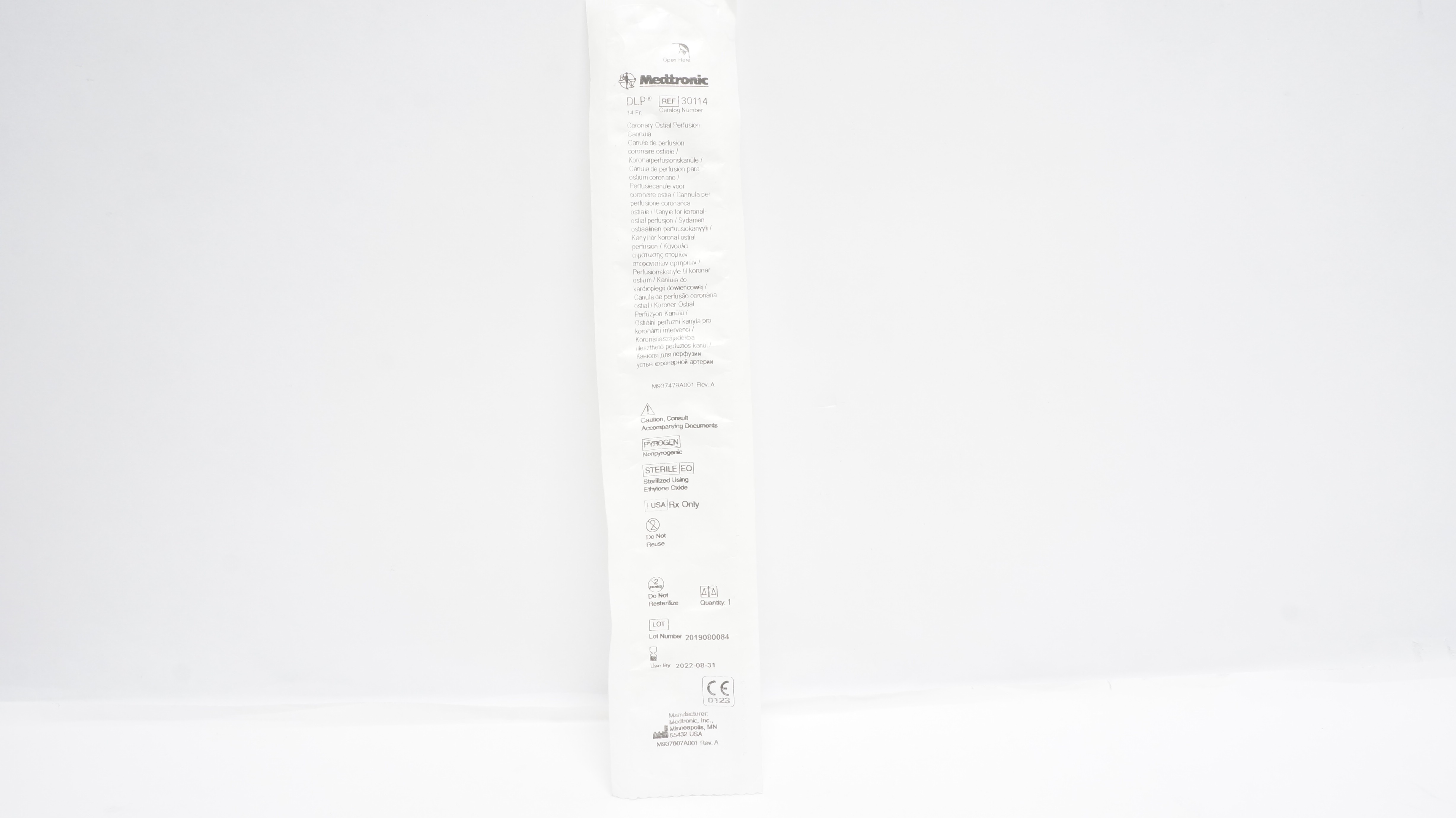 Medtronic 30114 DLP Coronary Ostial Perfusion Cannula 14Fr. (x)