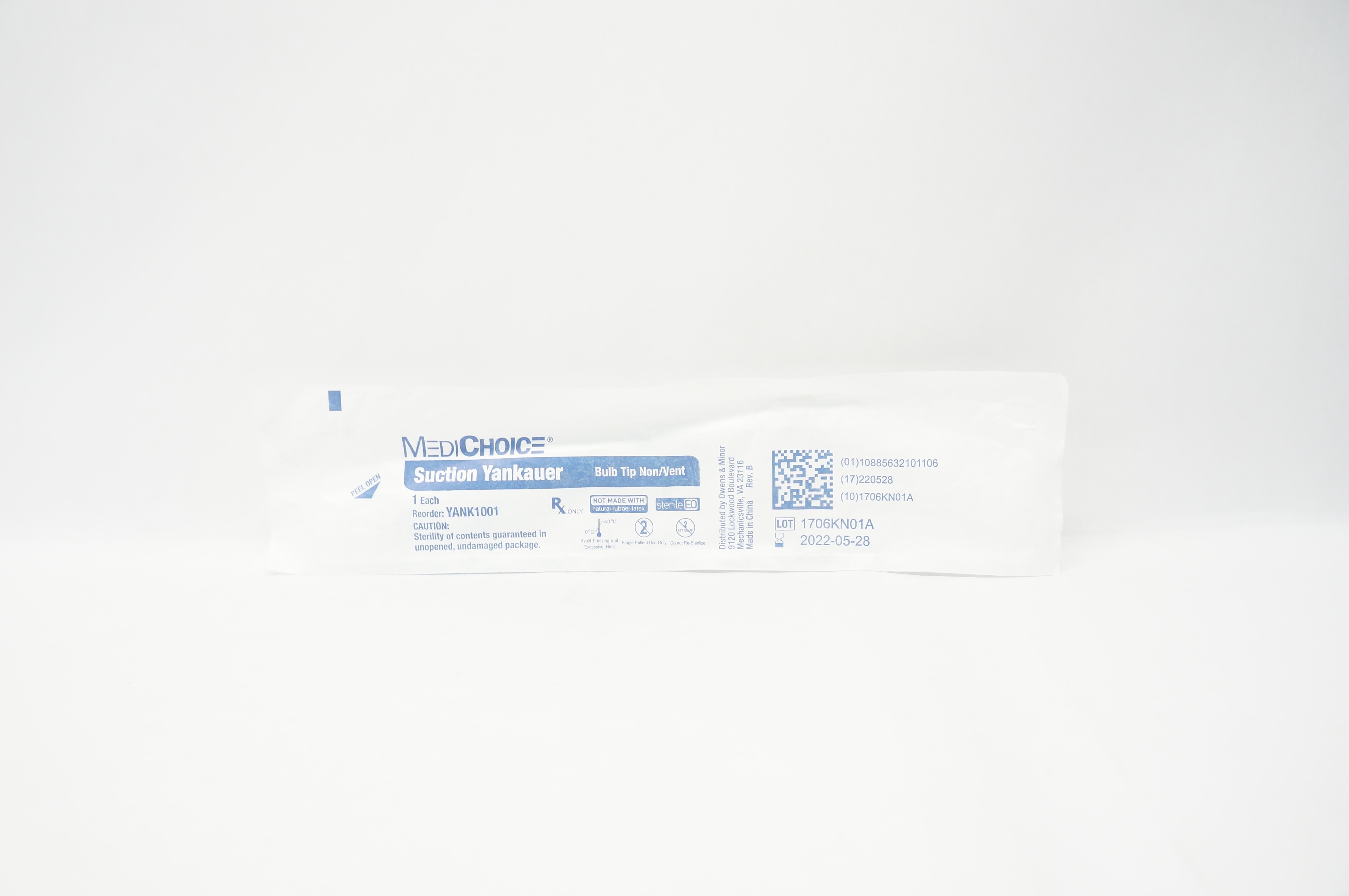MediChoice YANK1001 Suction Yankauer Bulb Tip Non-Vent (x)