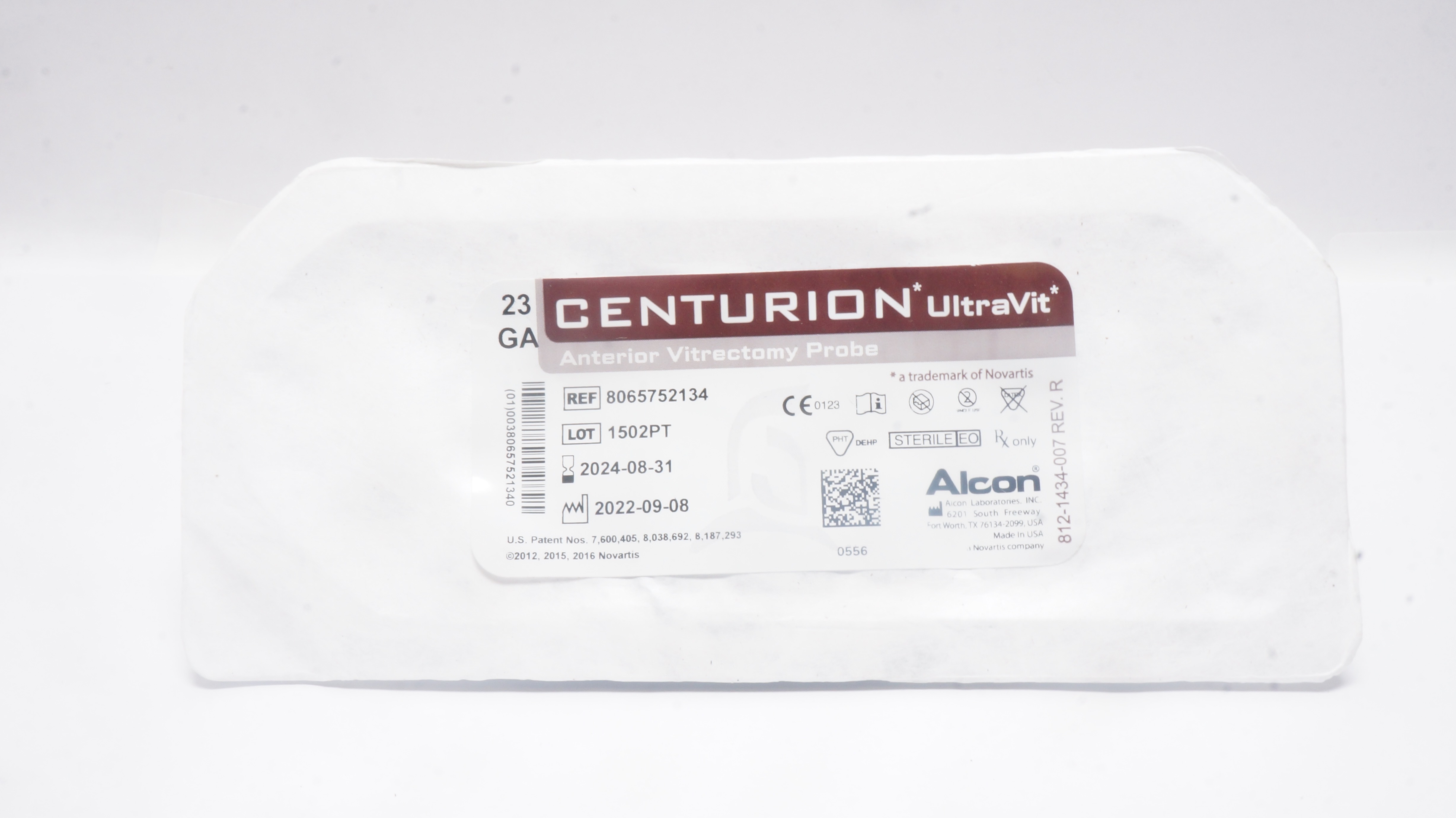 Alcon 8065752134 Centurion UltraVit Anterior Vitrectomy Probe 23Ga
