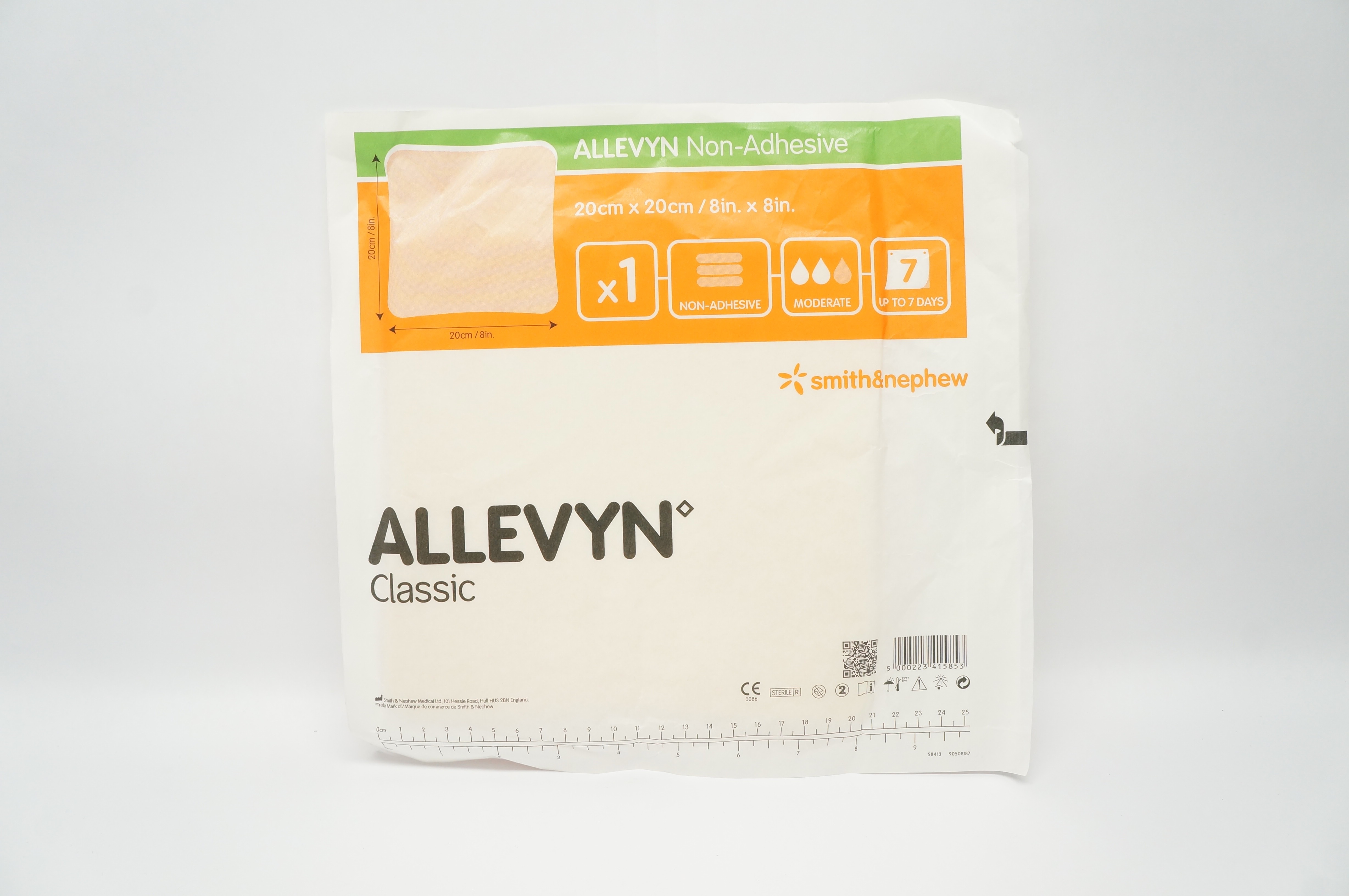 Smith&Nephew 66927638 Allevyn Classic Non-Adhesive 8inch x 8inch