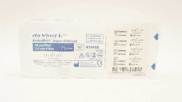 Intuitive 41645B da Vinci Si EndoWrist Stapler 45 Reload Blue 6-Row 45x3.5mm (x)