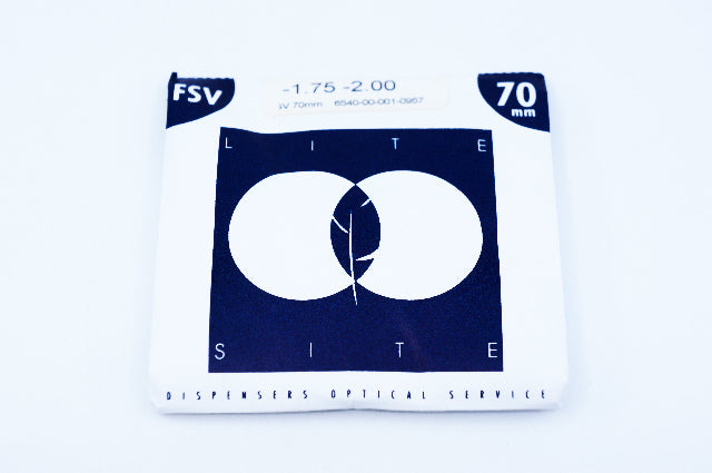 Lite Site 6540-00-001-0957 Dispensers Optical Service Hard Resin Lens 70mm