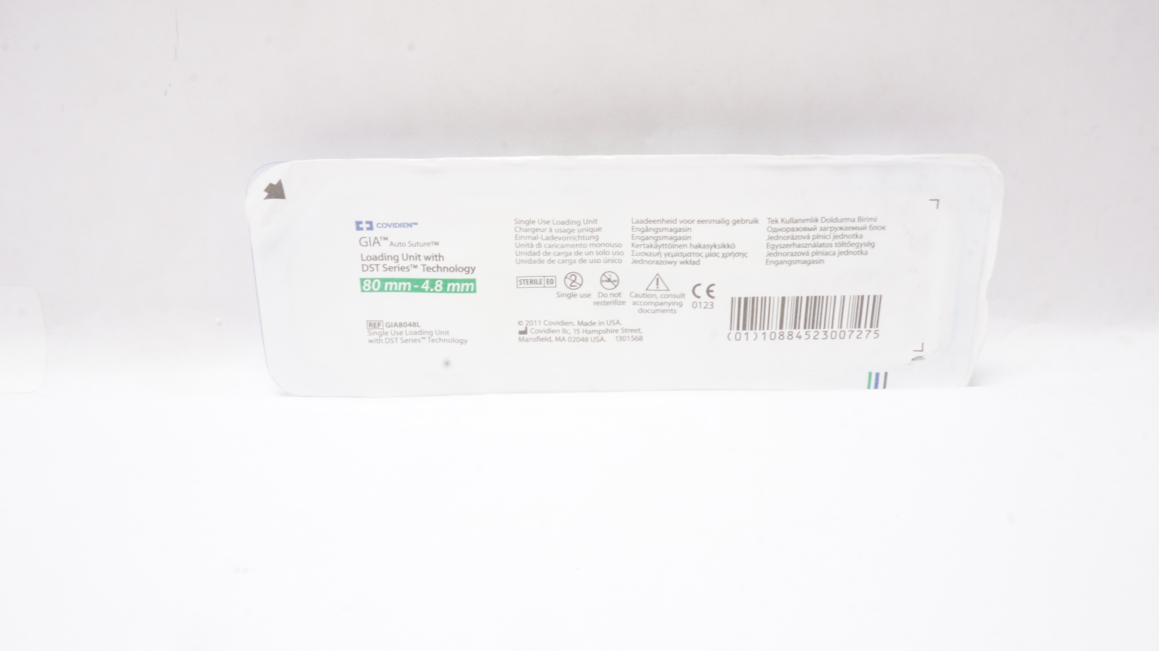 Covidien GIA8048L GIA Loading Unit with DST Series 80mm - 4.8mm