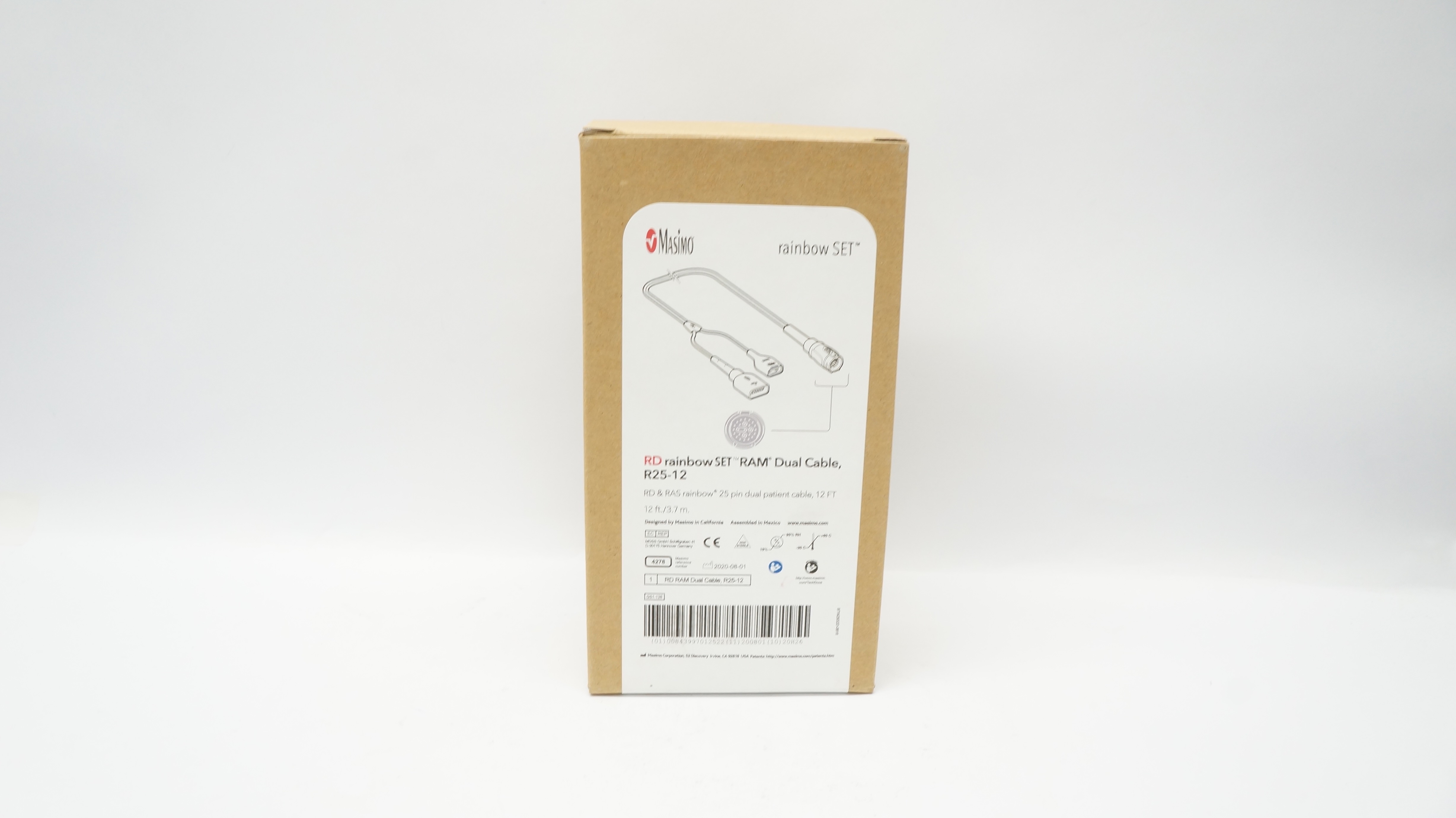 Masimo 4278 RD Rainbow SET RAM Dual Cable R25-12
