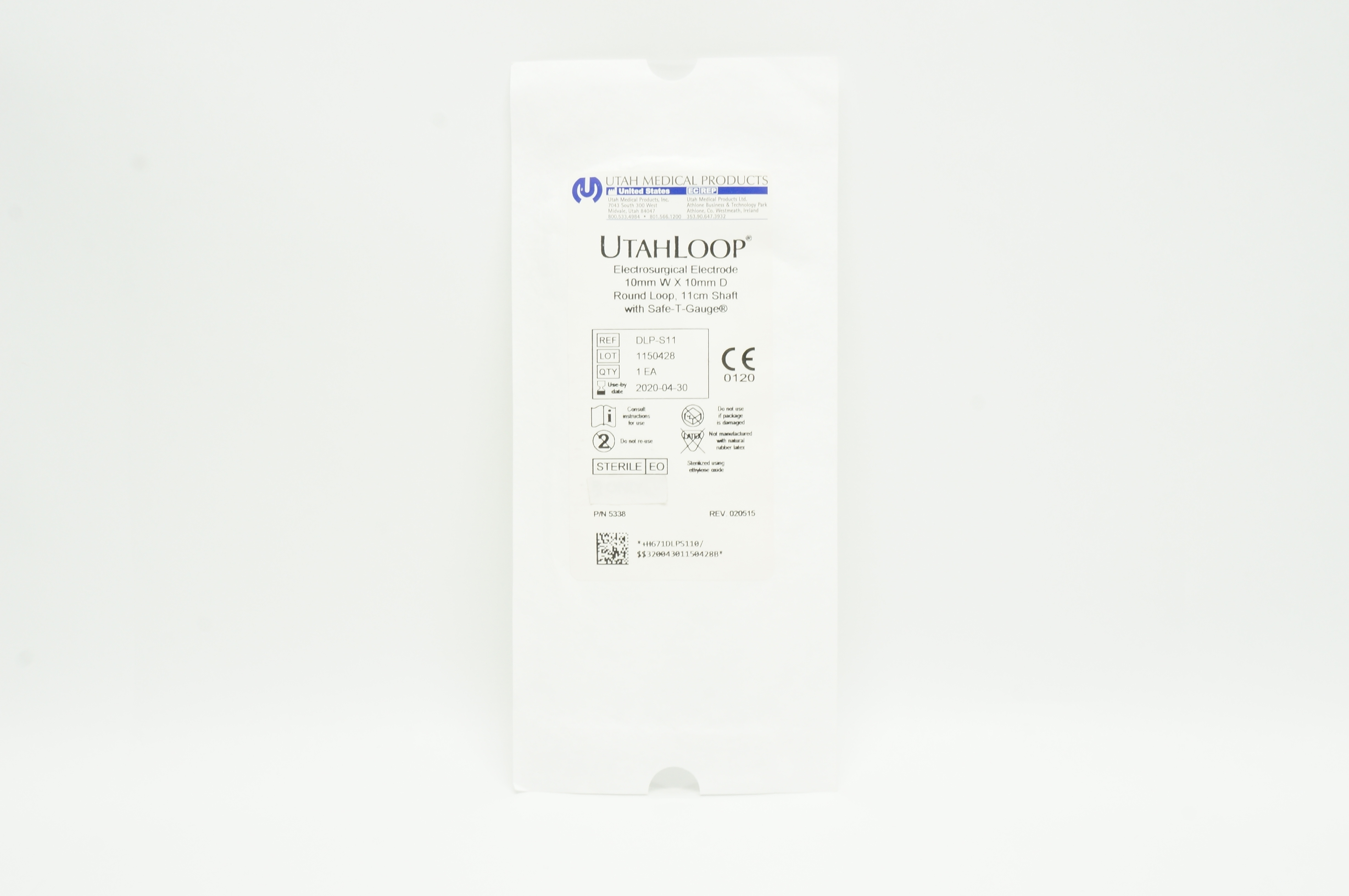 Utah Medical DLP-S11 UtahLoop Electrosurgical Electrode 10mmx10mm Round Loop (x)