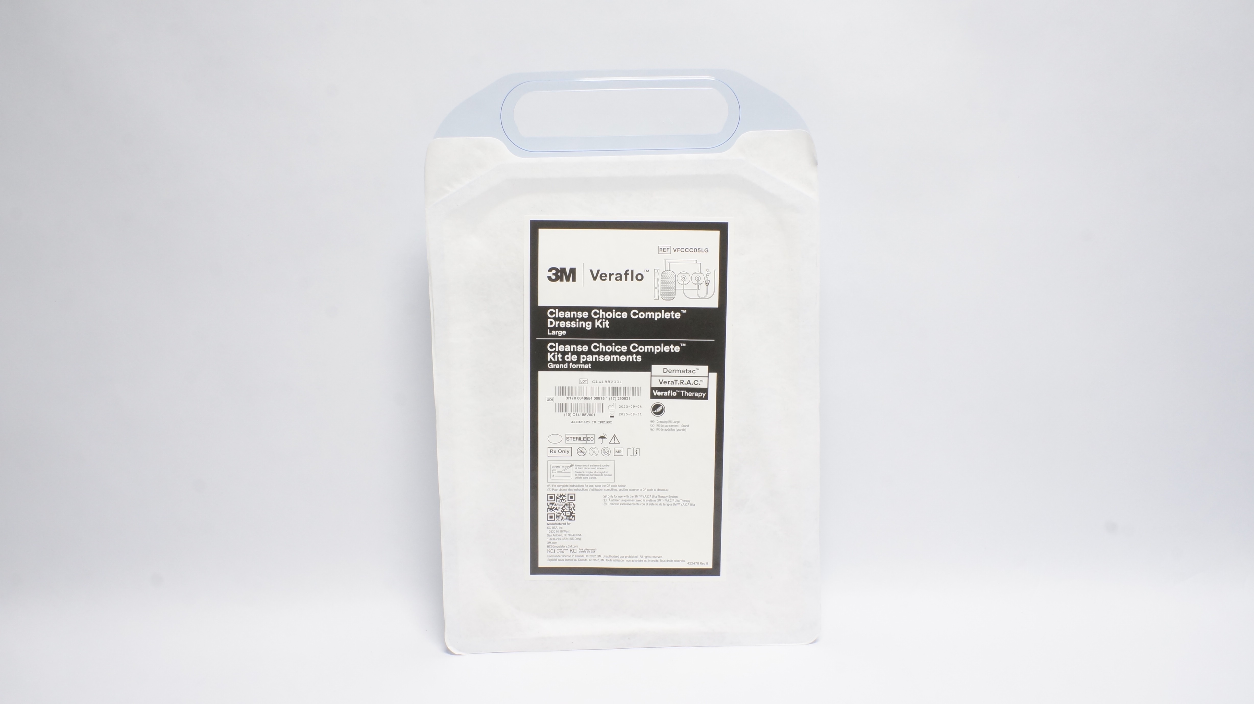 3M VFCC05LG Veraflo Please Choice Complete Dressing Kit, Large (x)