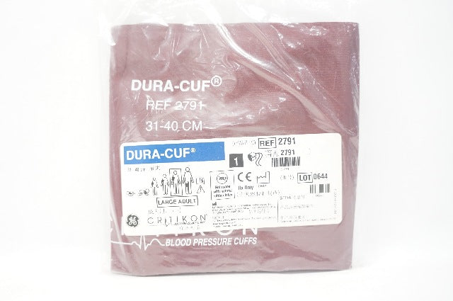 GE 2791 Critikon Dura-Cuf Blood Pressure Cuffs 31-40cm, Large Adult