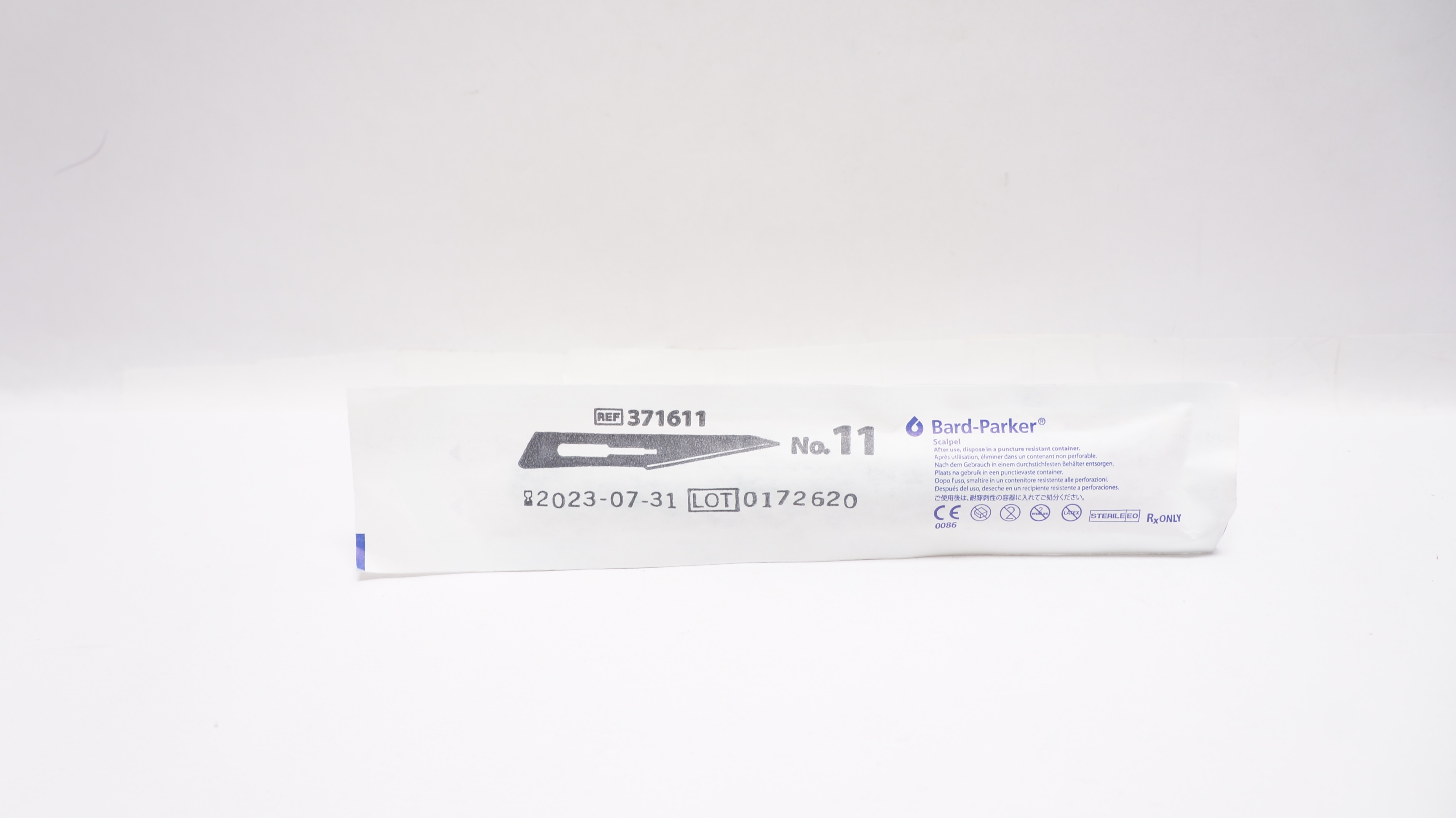 Aspen Surgical 371611 Bard-Parker Stainless Steel Surgical Blade, Scalpel 11 (x)