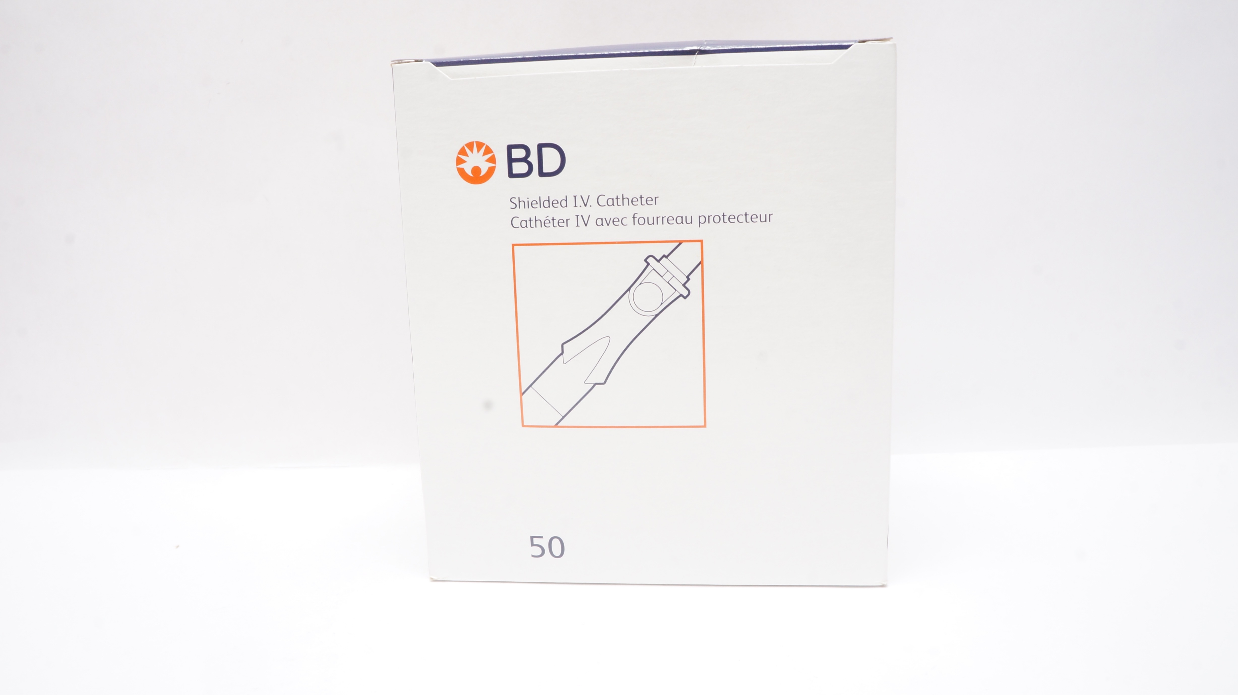 BD 381423 Insyte Autoguard Shielded I.V. Cath. 22Ga x 1.00 inch - Box of 50