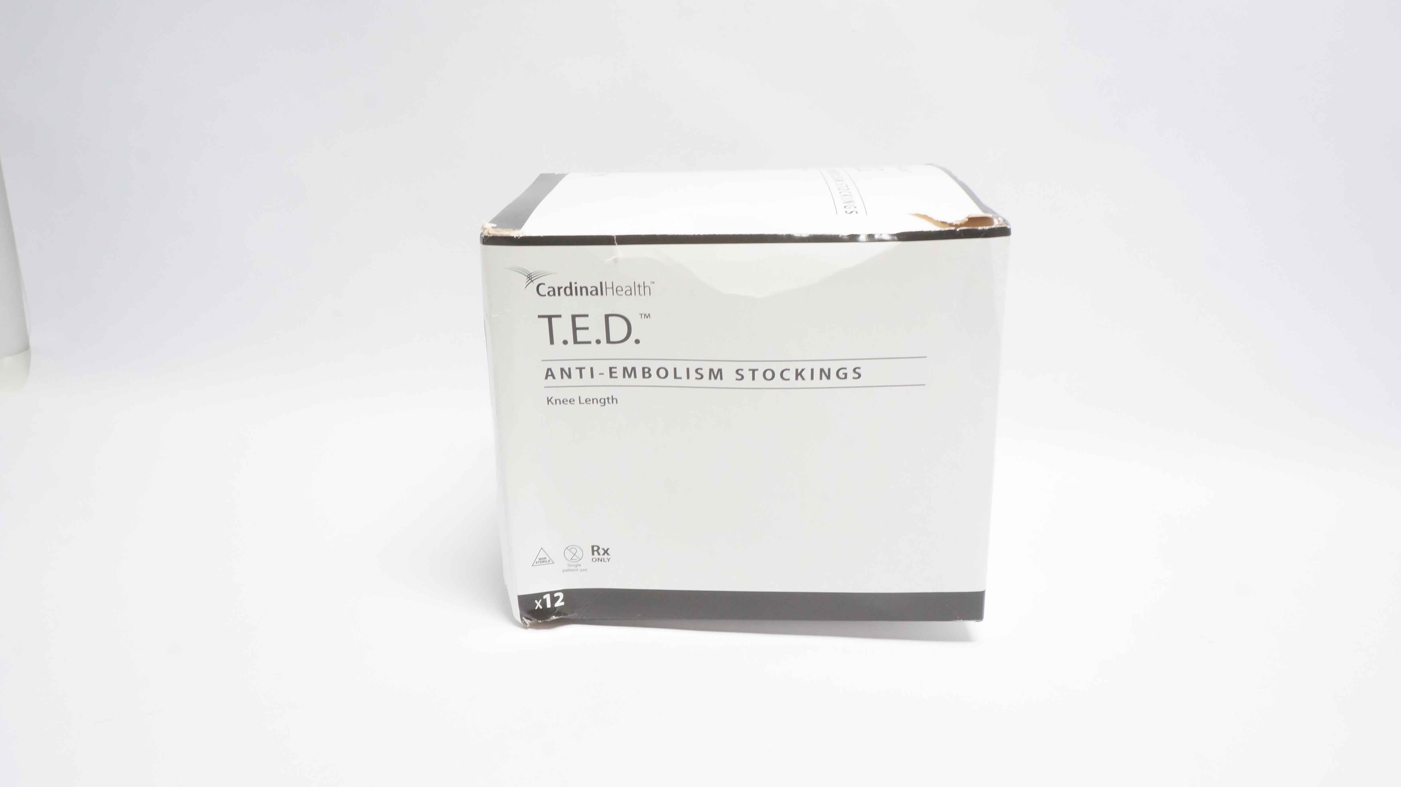 Cardinal Health 7071 T.E.D. Anti-Embolism Stockings Small Size A <12 <15-17in - Box of 12