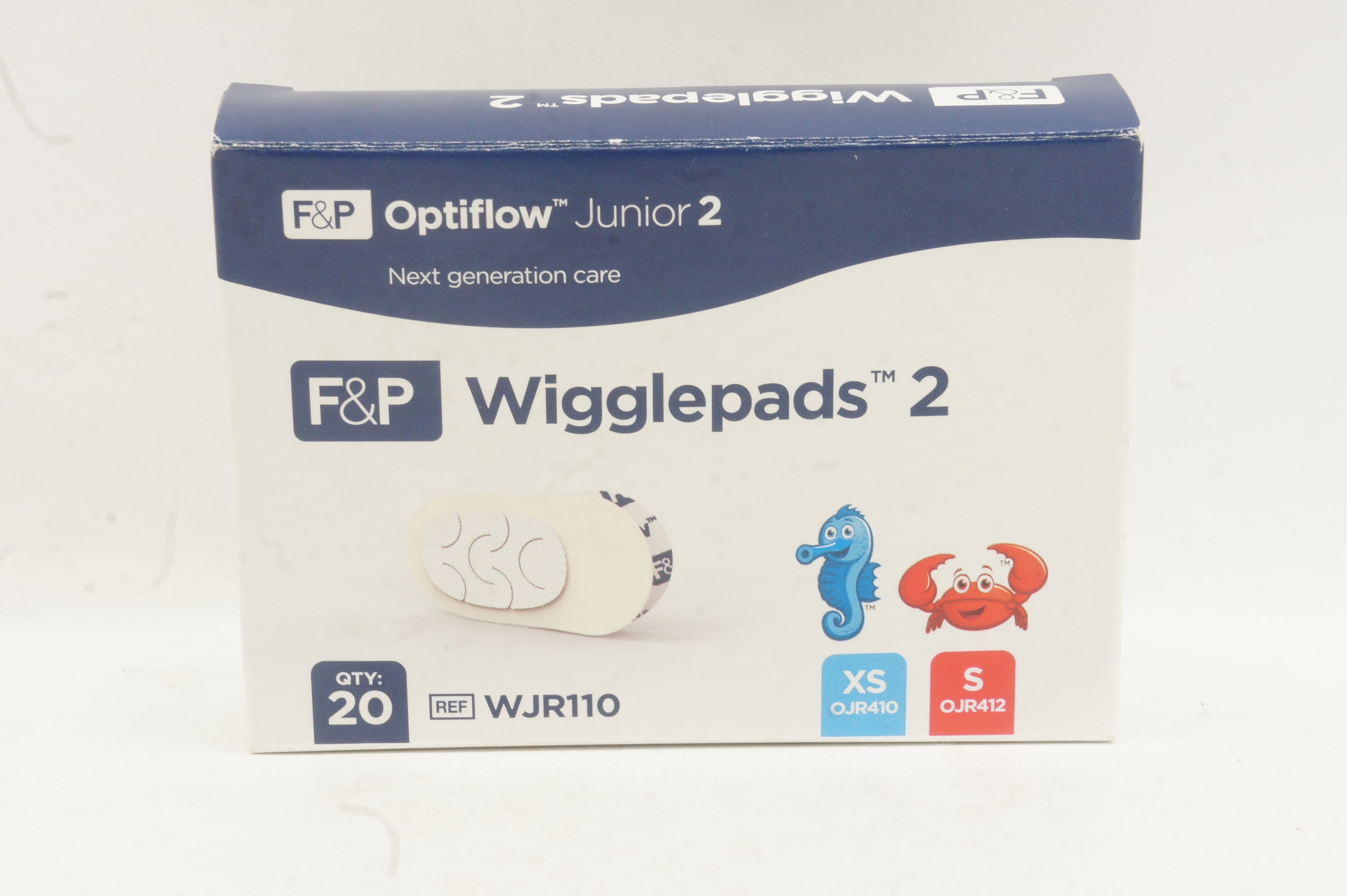 Fisher&Paykel WJR110 Optiflow Junior2 Wigglepads 2 (x) - Box of 20
