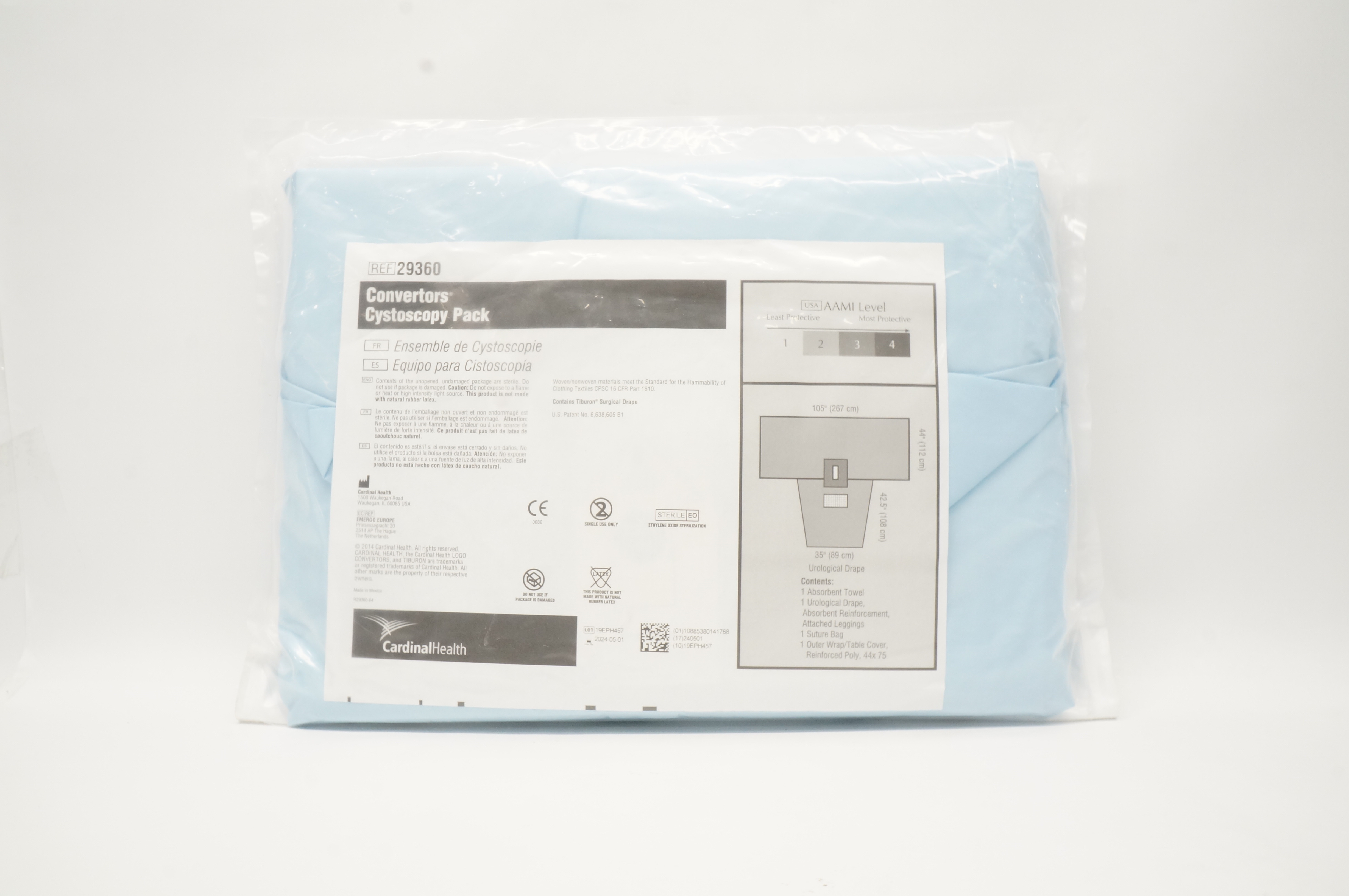 Cardinal Health 29360 Convertors Cystoscopy Pack