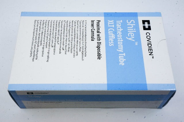 Covidien 80XLTUP Shiley Tracheostomy Tube XLT Cuffless 8.0mm I.D. 13.3mm O.D.(x)
