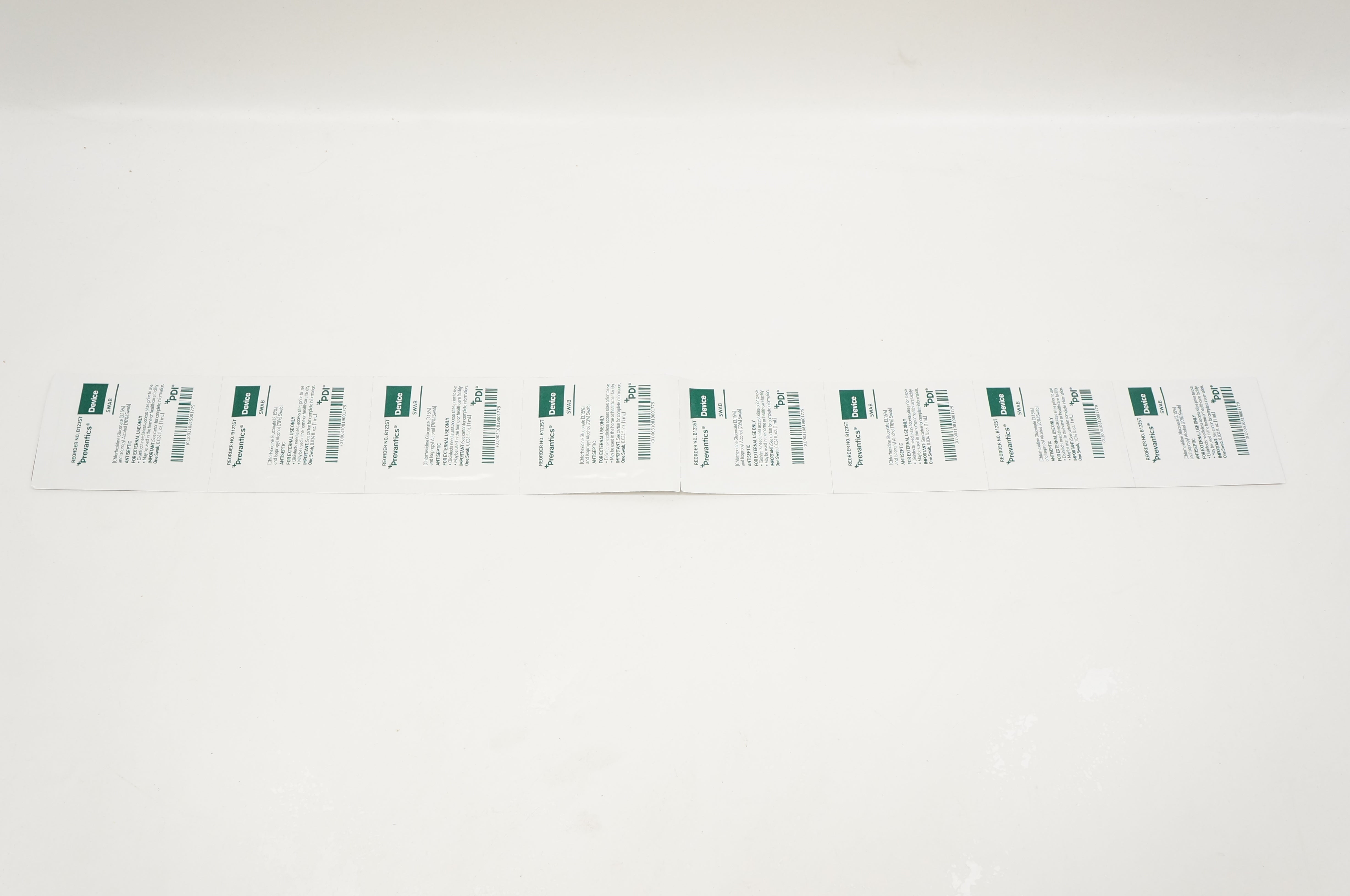 PDI B123ST Prevantics Antiseptic Device Swab (x) - Lot of 8