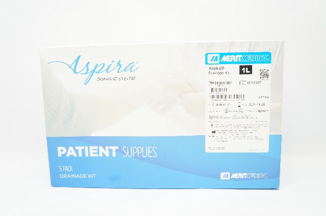 Merit Medical 4992301 Aspira Drainage Kit 1L - Box of 5 (x)