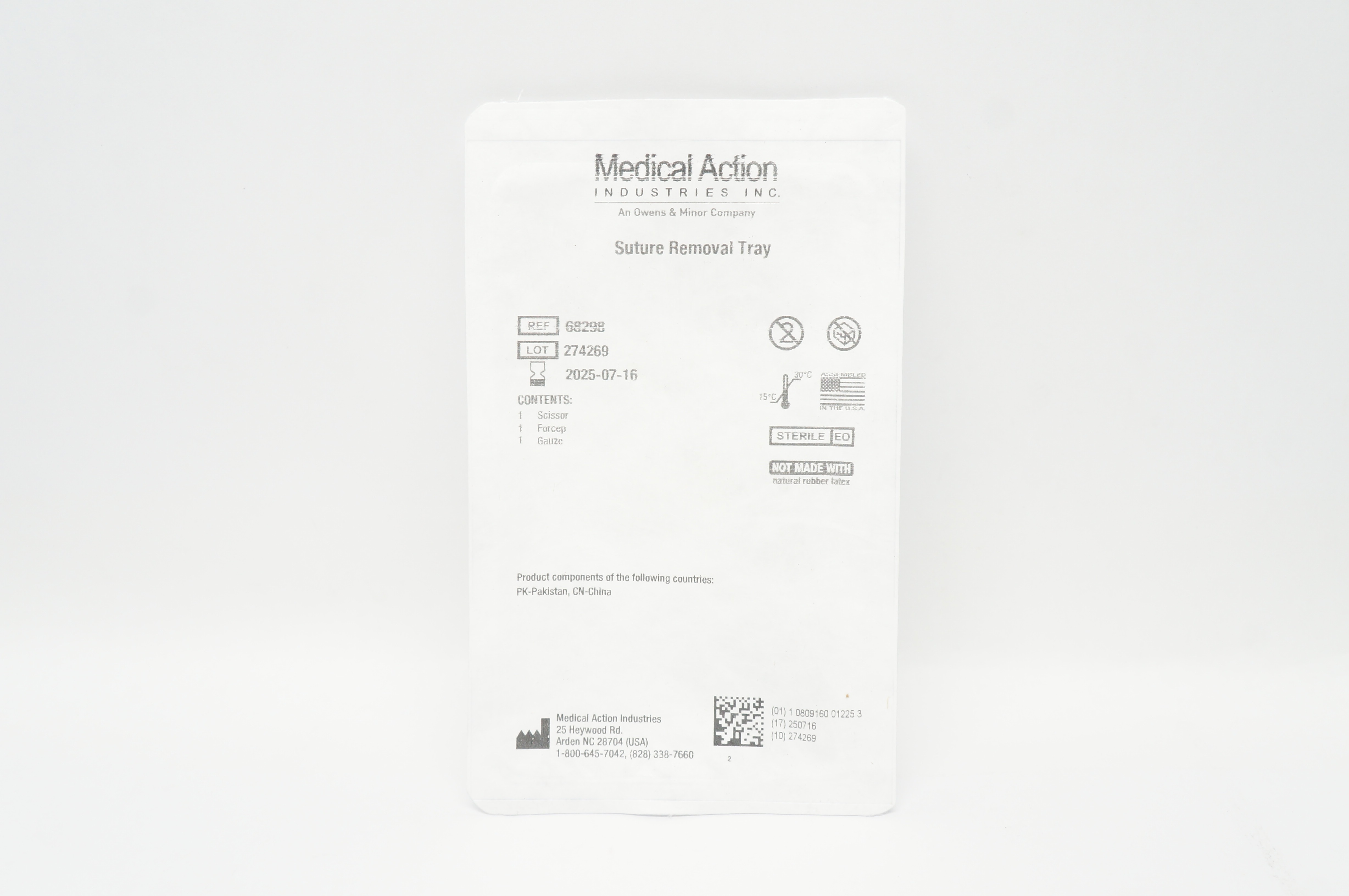 Medical Action 68298 Stre Removal Tray